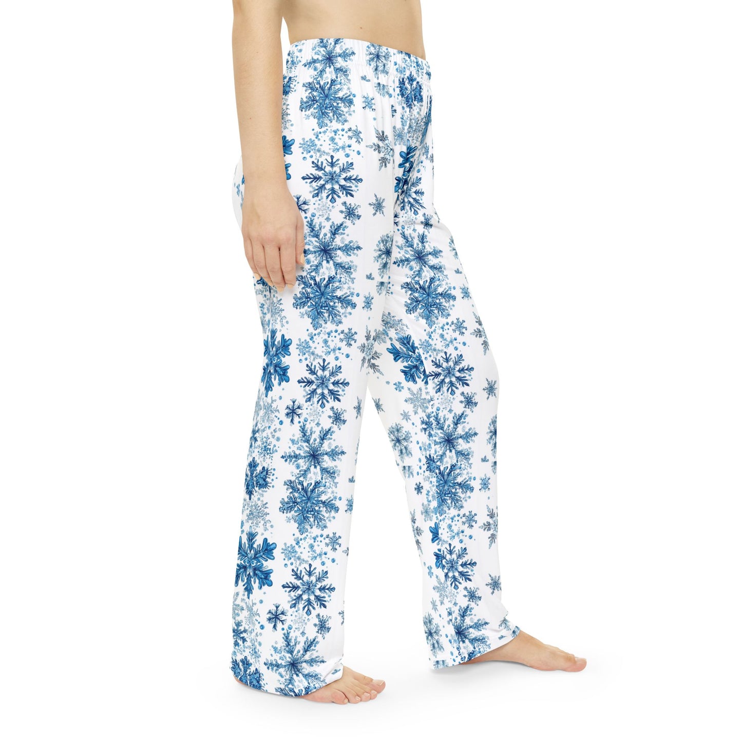 Blue Snowflake Pajama Pants