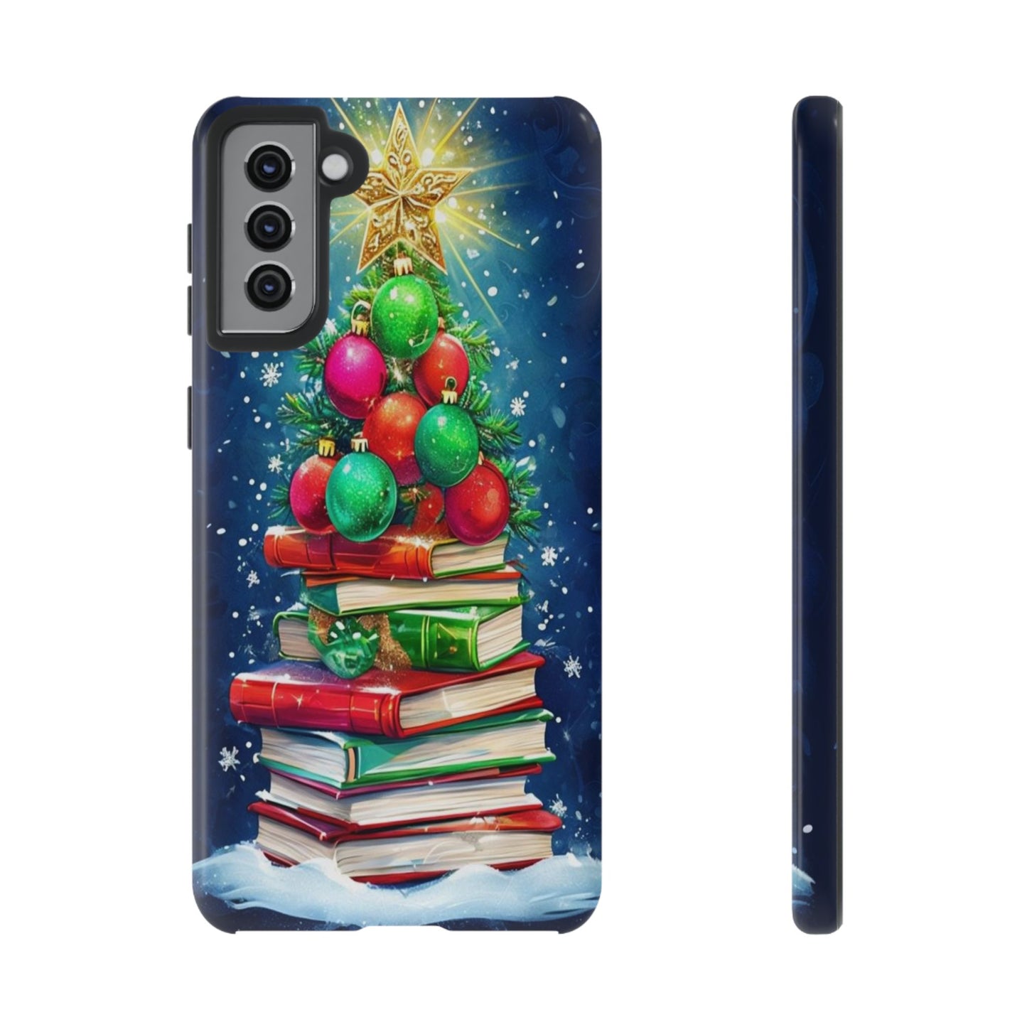 Cute Christmas Books Phone Case