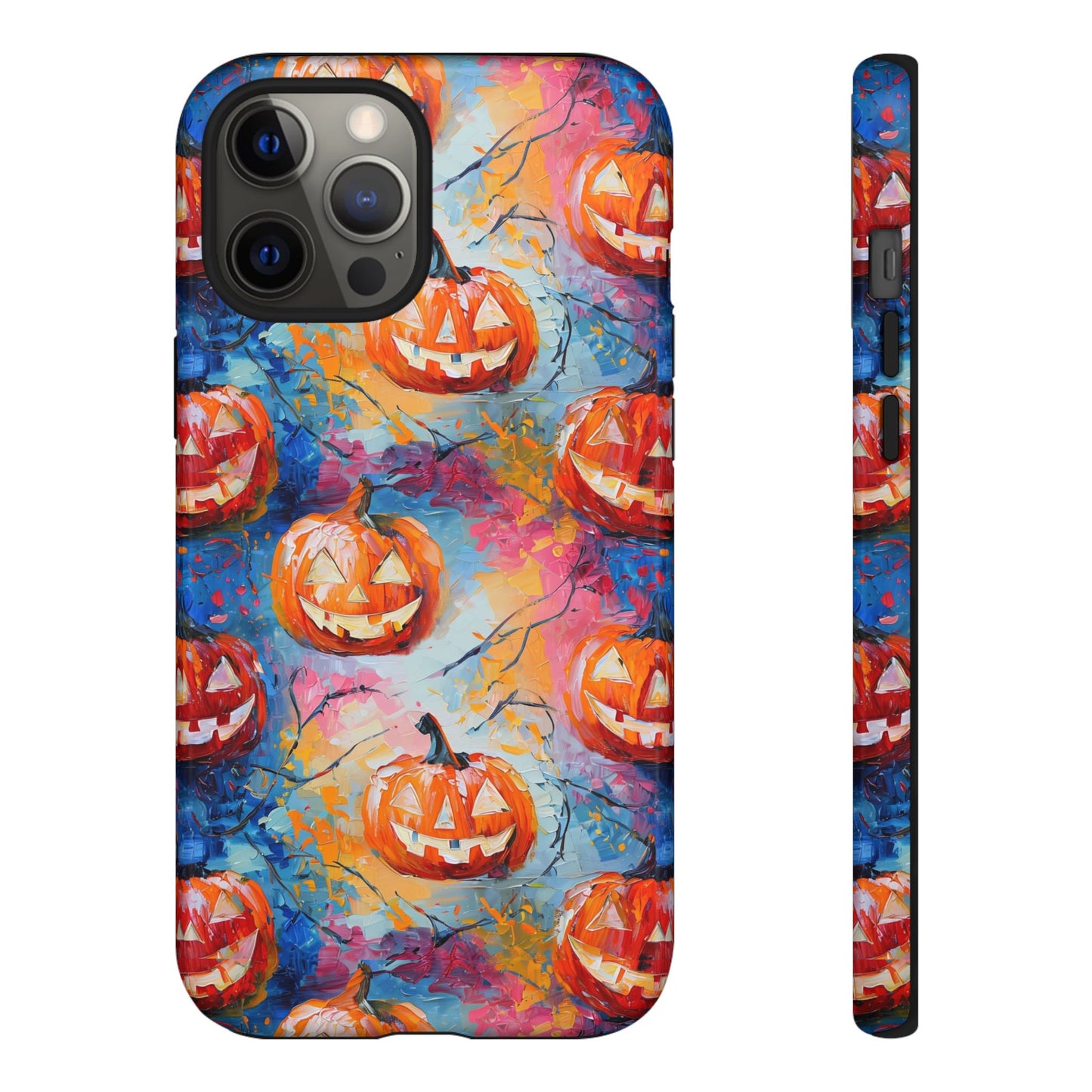 Abstract Jack-O-Lantern Phone Case