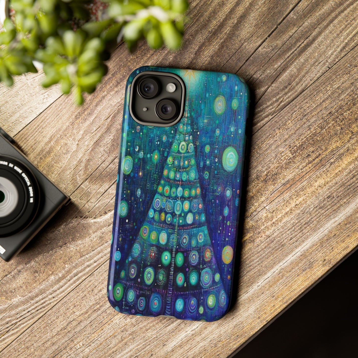 Phone Case - Beautiful Abstract Christmas Tree Design