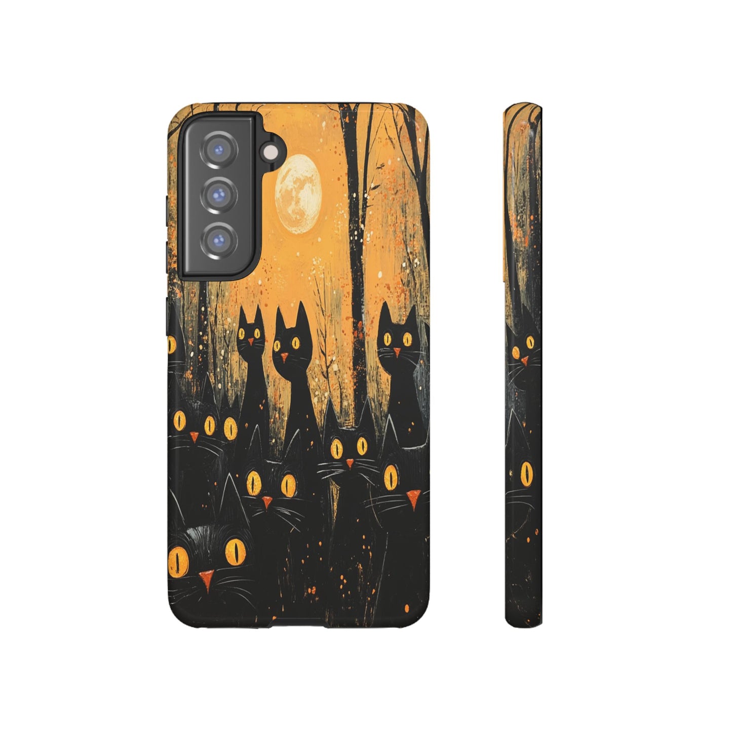 Midnight Whiskers Phone Case