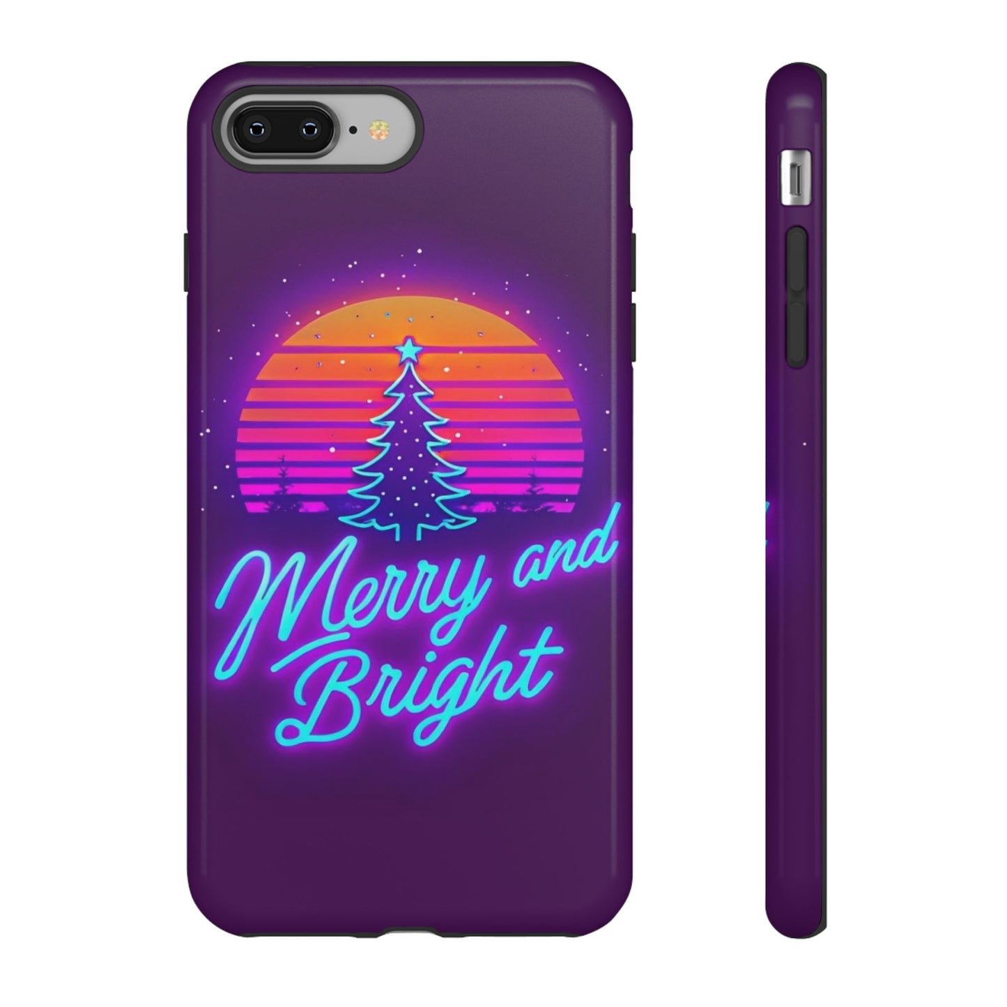 Merry and Bright Neon Phone Case