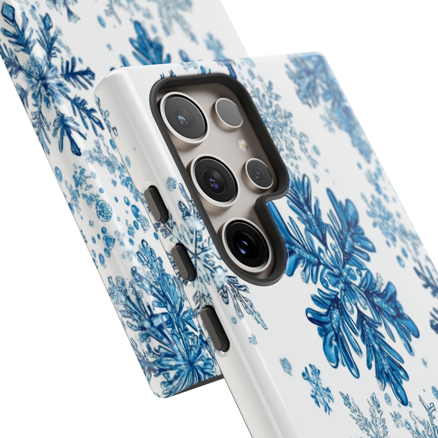 Blue Snowflake Phone Case