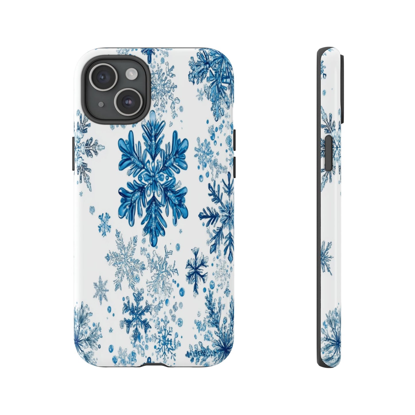 Blue Snowflake Phone Case