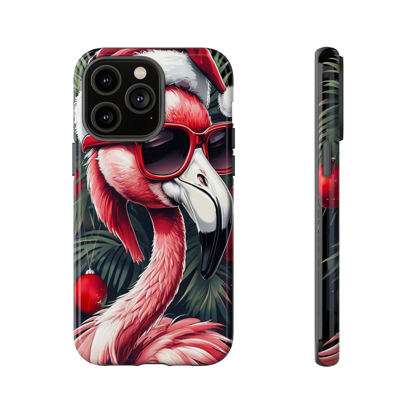 Festive Flamingo Holiday Phone Case