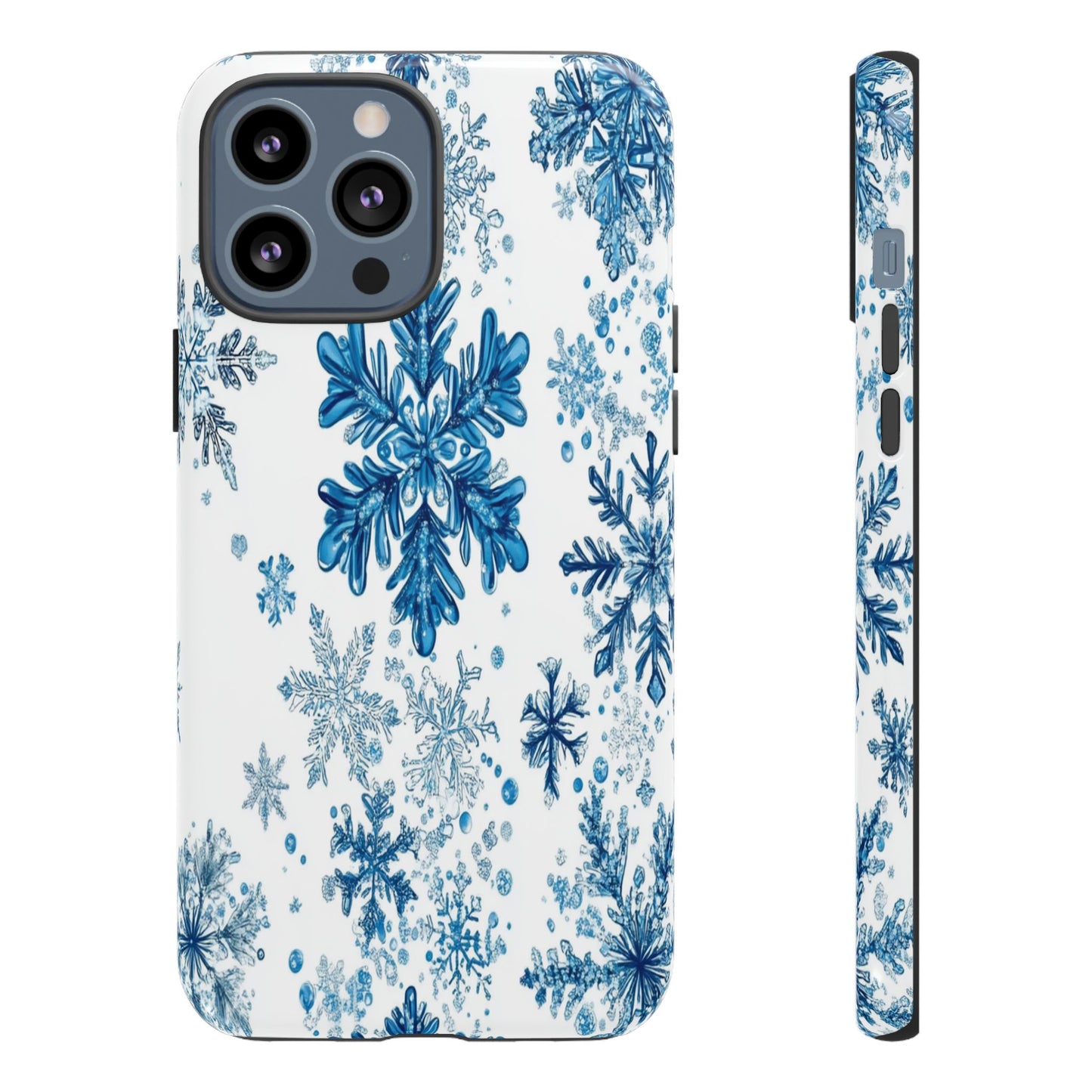 Blue Snowflake Phone Case