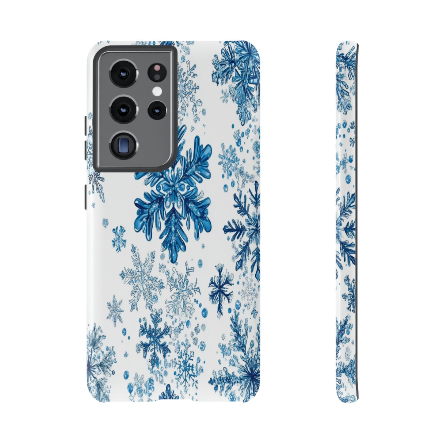 Blue Snowflake Phone Case