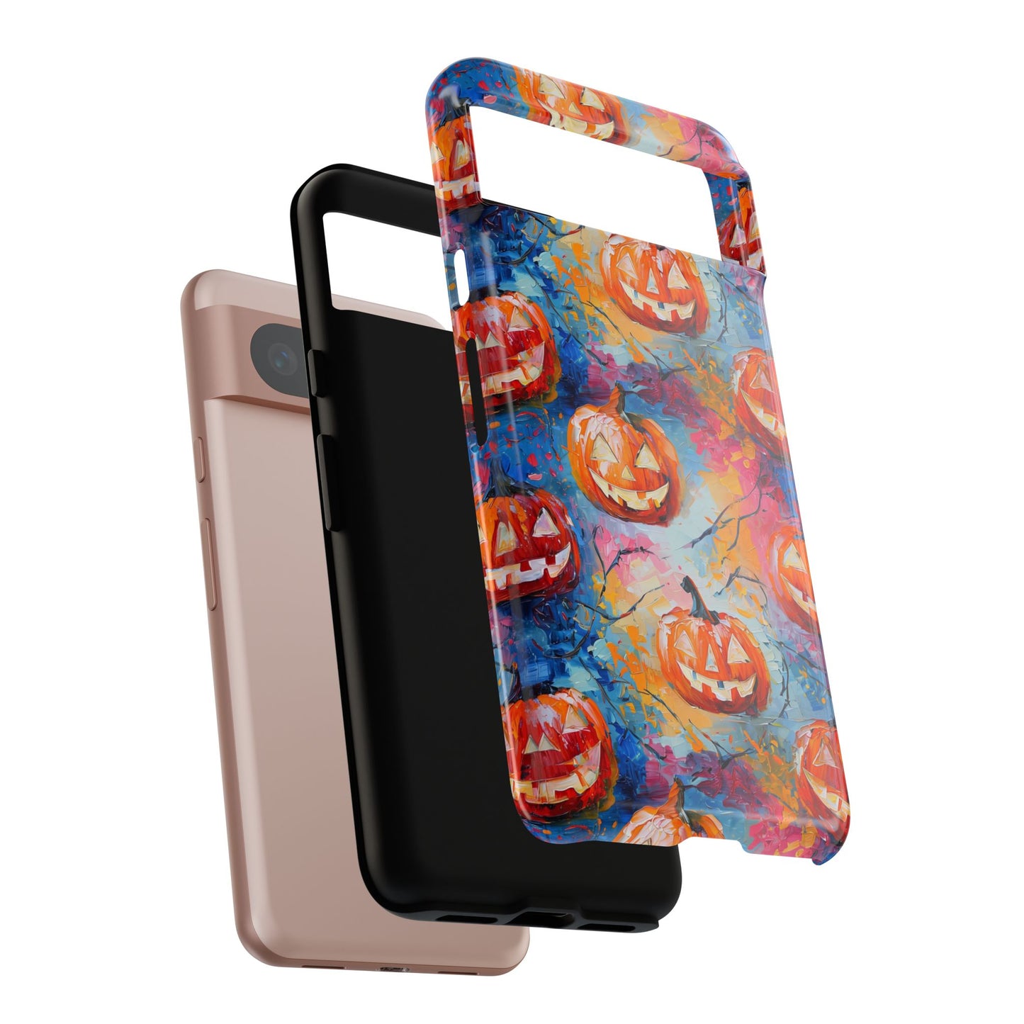 Abstract Jack-O-Lantern Phone Case