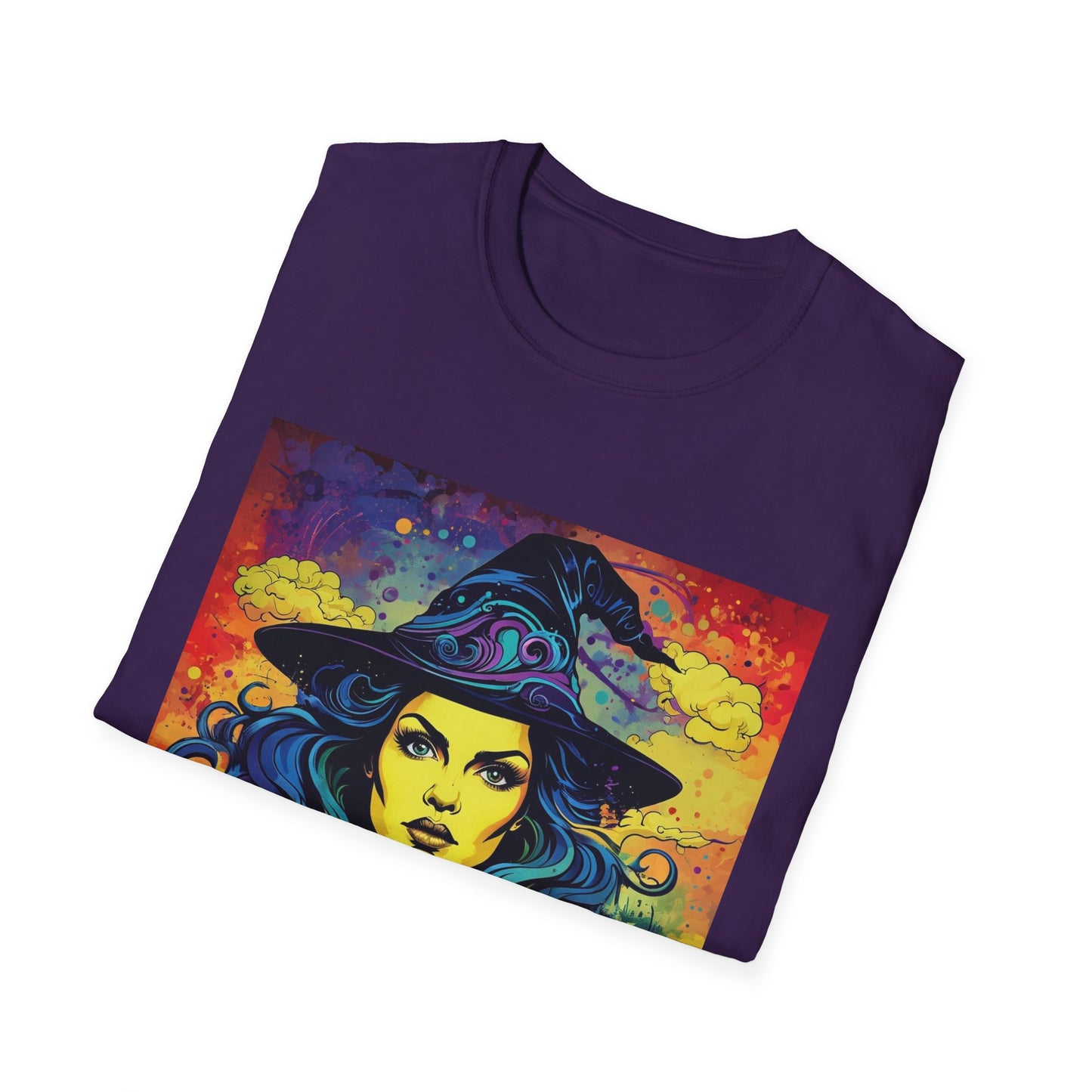 Psychedelic Witch Unisex Softstyle T-Shirt