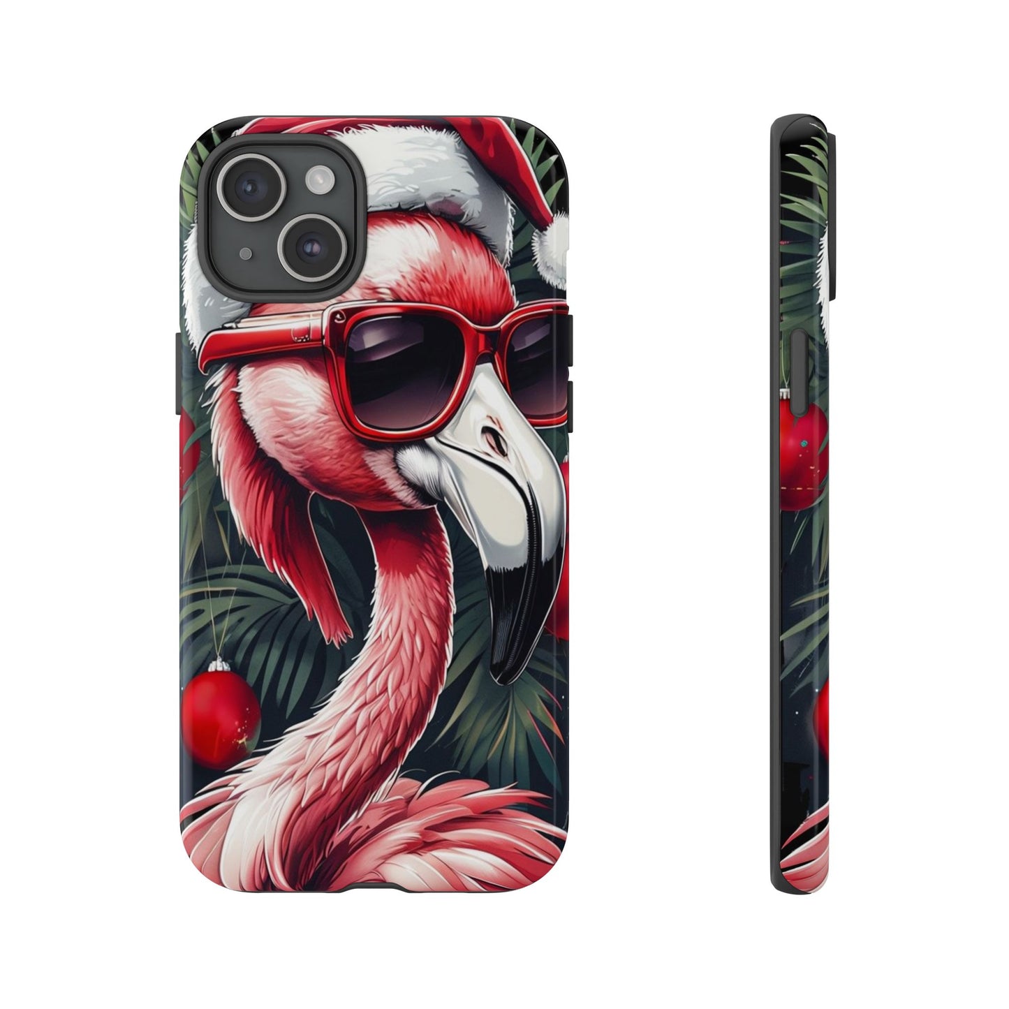 Festive Flamingo Holiday Phone Case