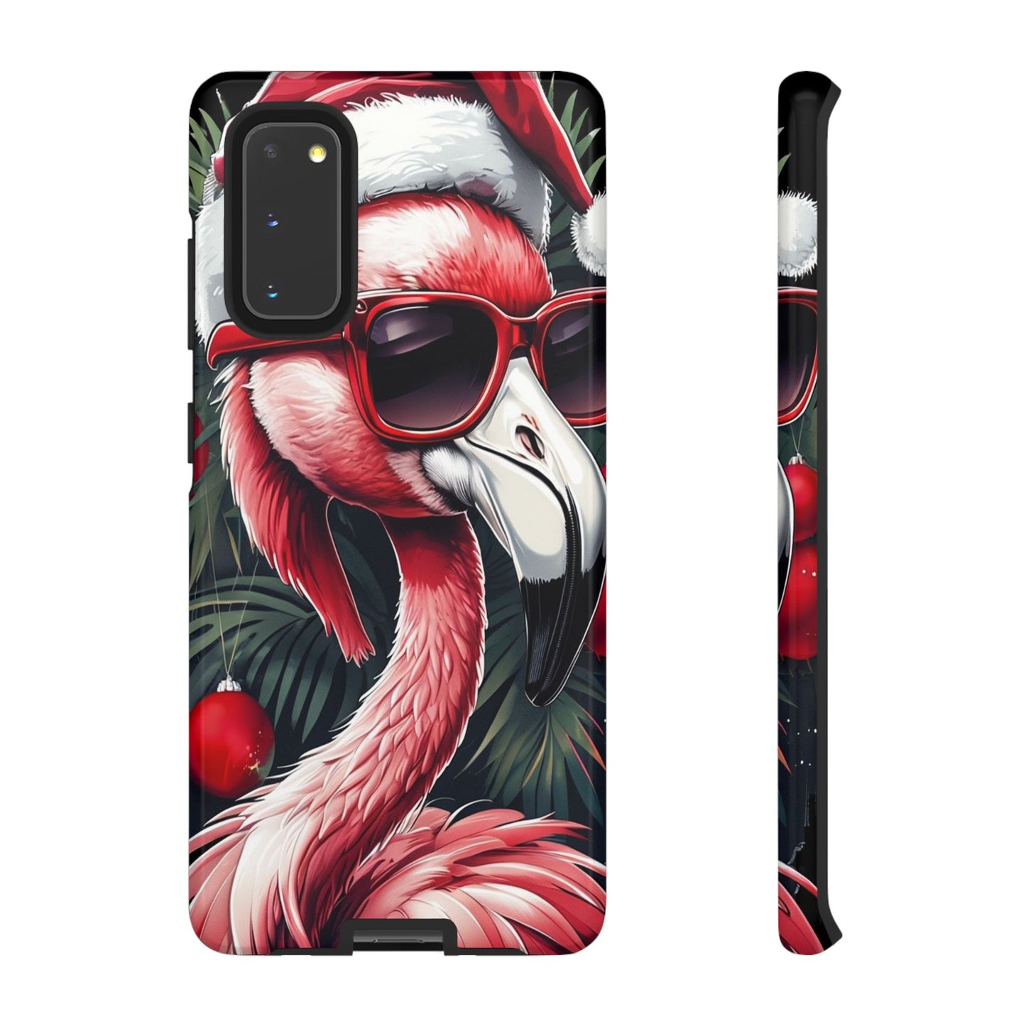 Festive Flamingo Holiday Phone Case