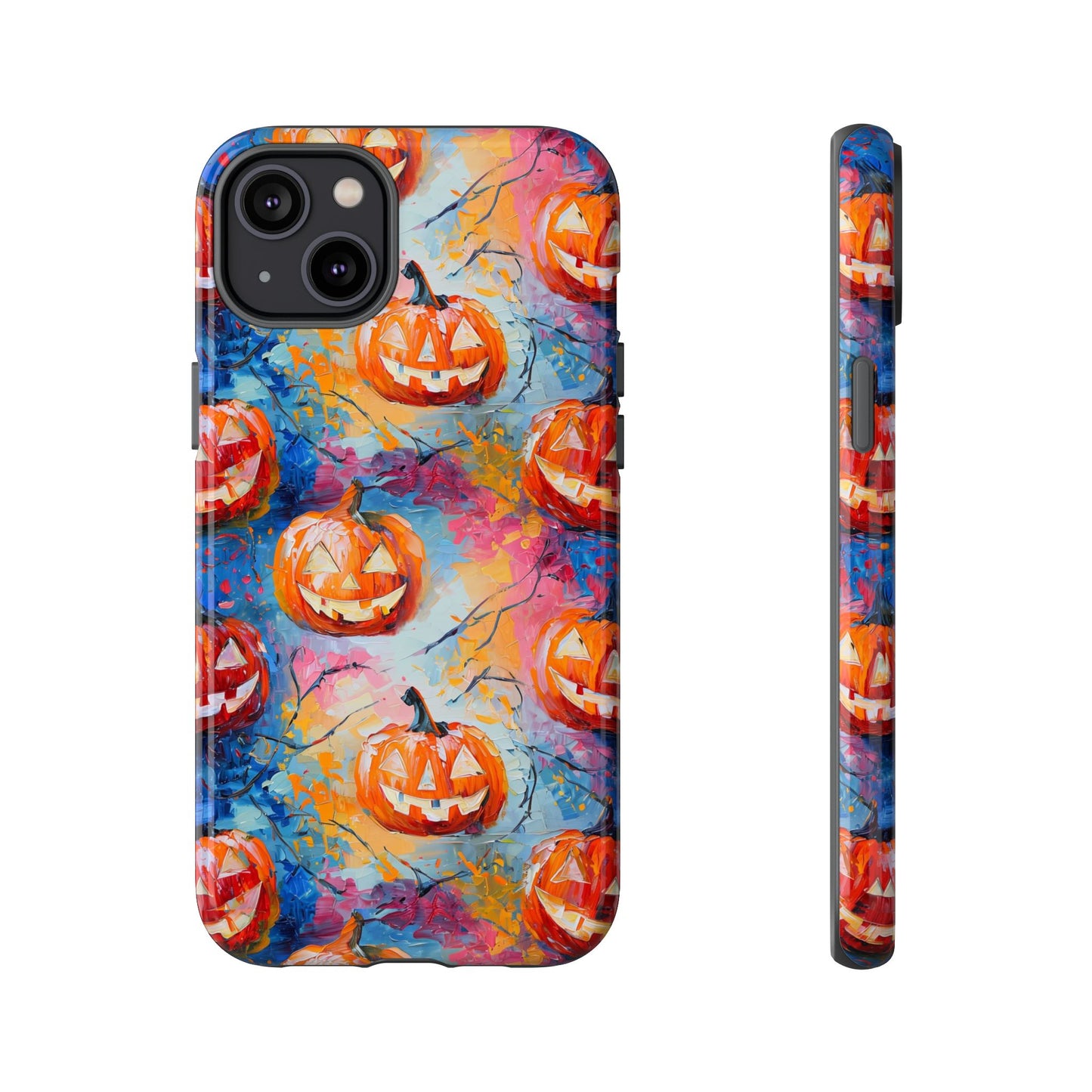 Abstract Jack-O-Lantern Phone Case