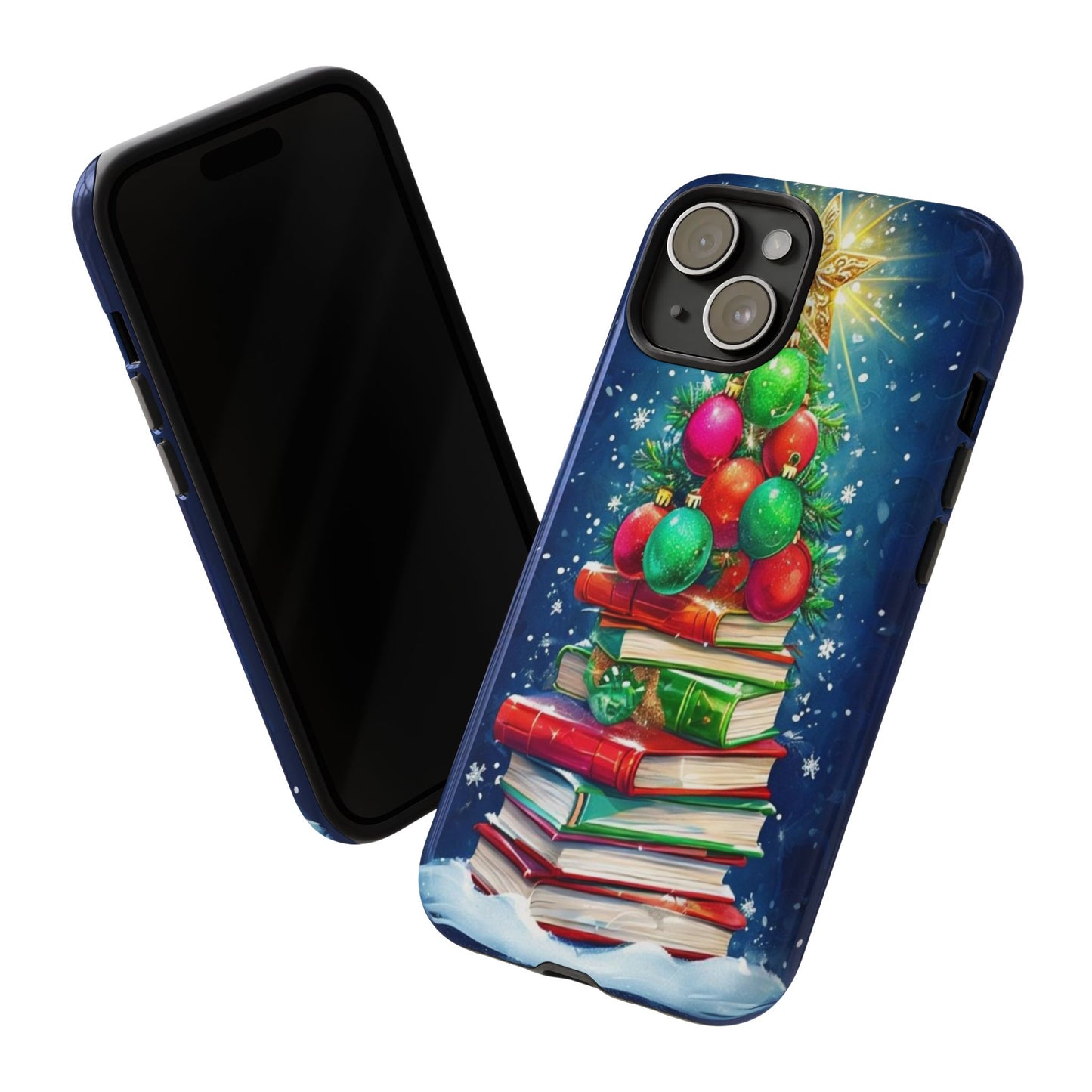 Cute Christmas Books Phone Case