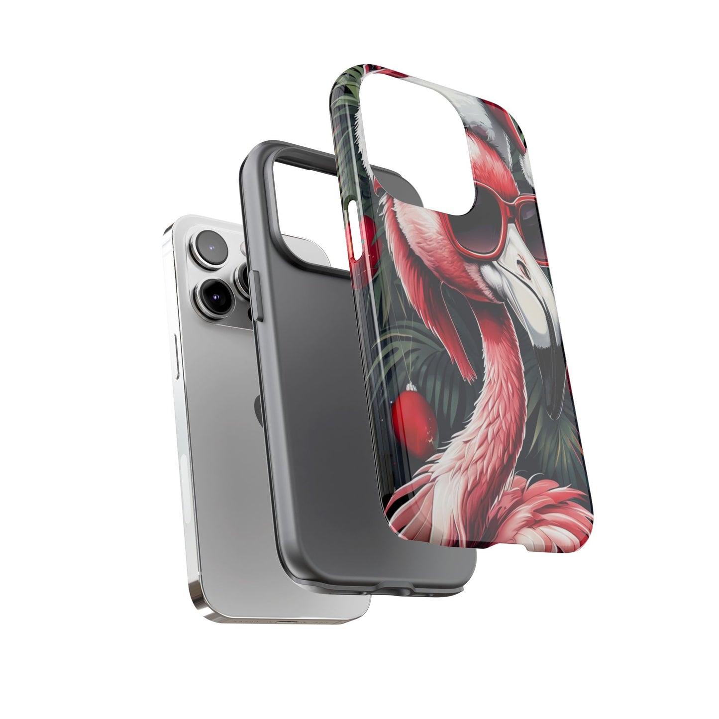 Festive Flamingo Holiday Phone Case