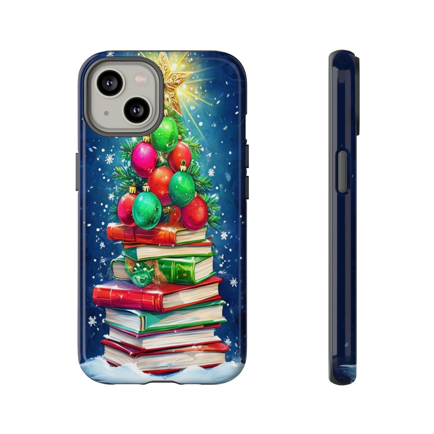 Cute Christmas Books Phone Case