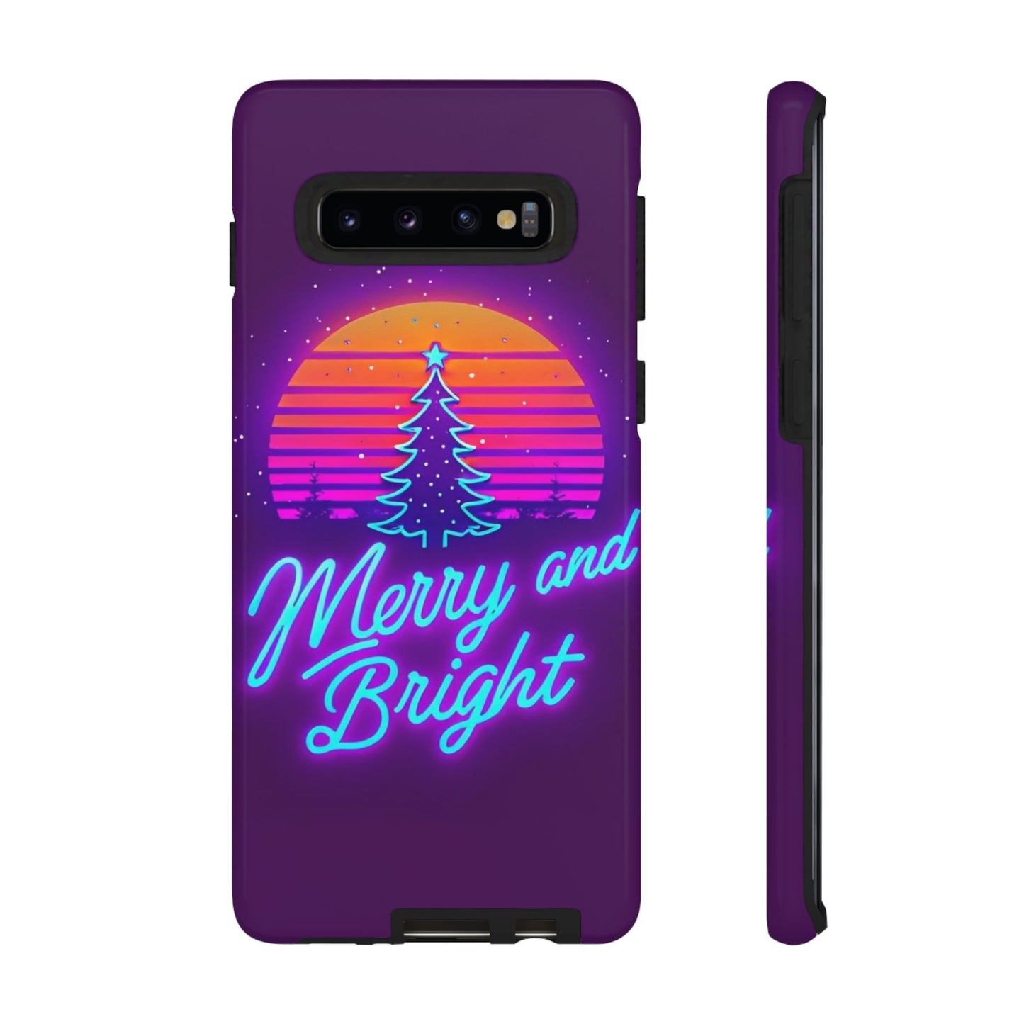 Merry and Bright Neon Phone Case