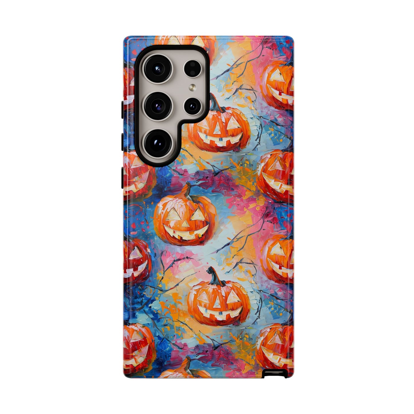 Abstract Jack-O-Lantern Phone Case