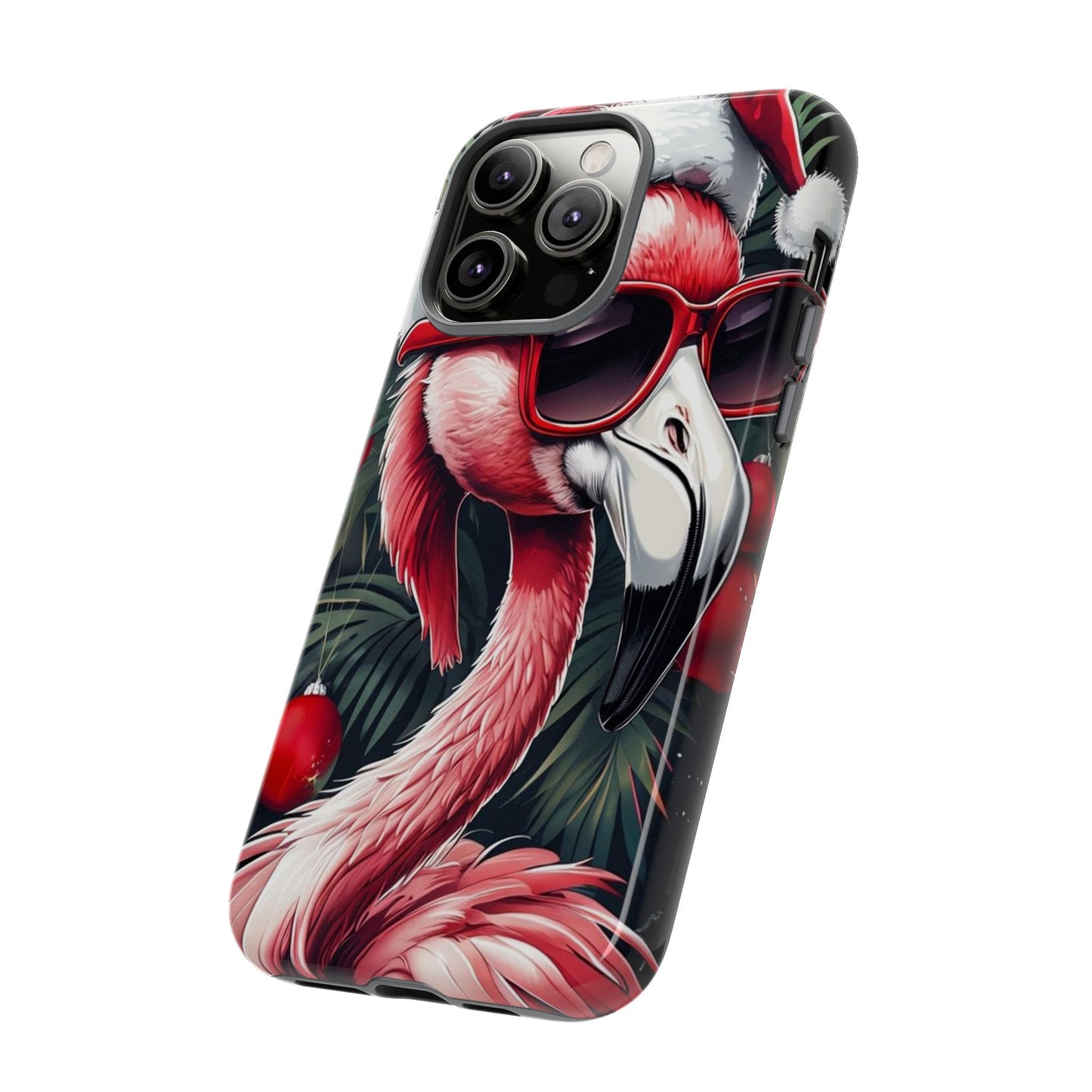 Festive Flamingo Holiday Phone Case