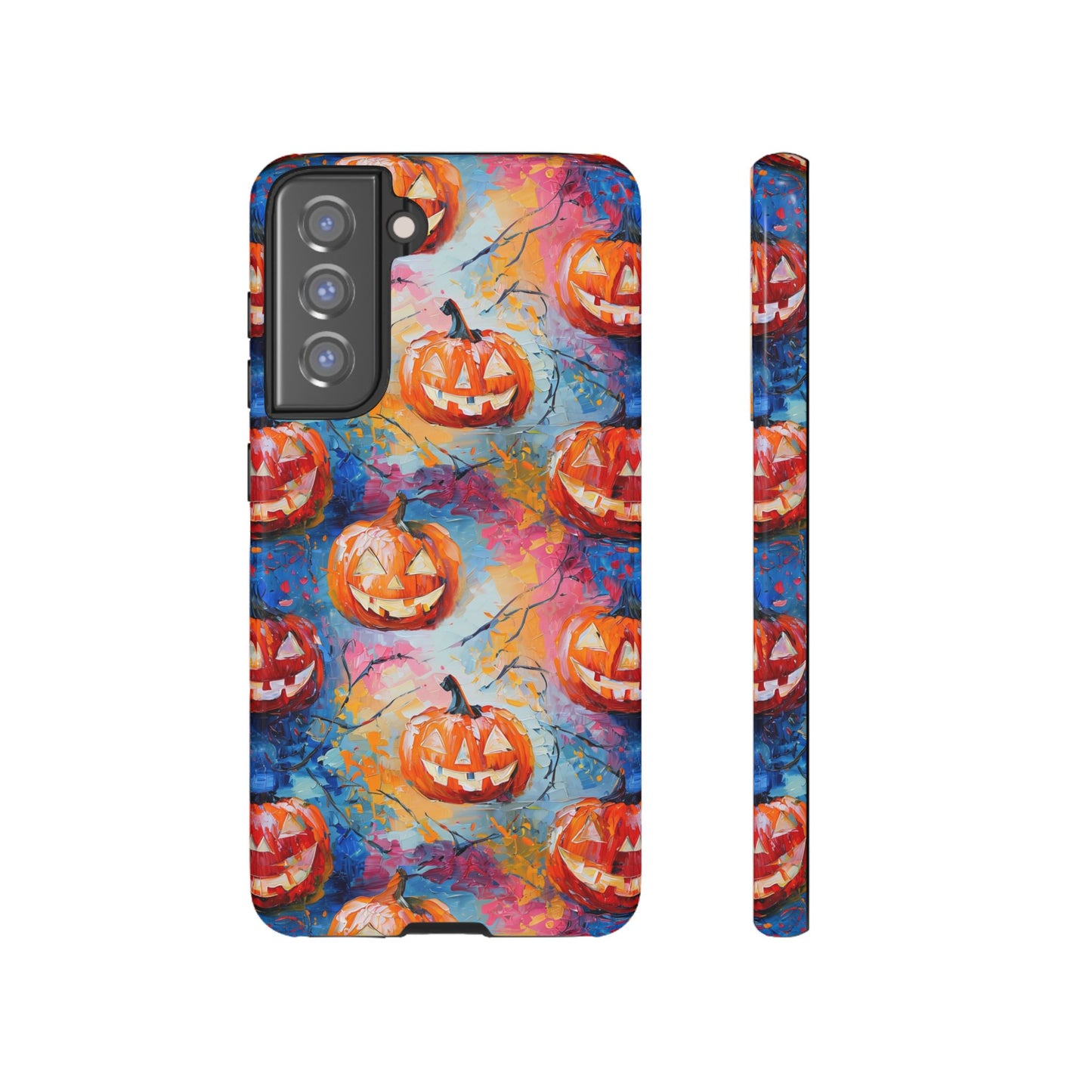 Abstract Jack-O-Lantern Phone Case