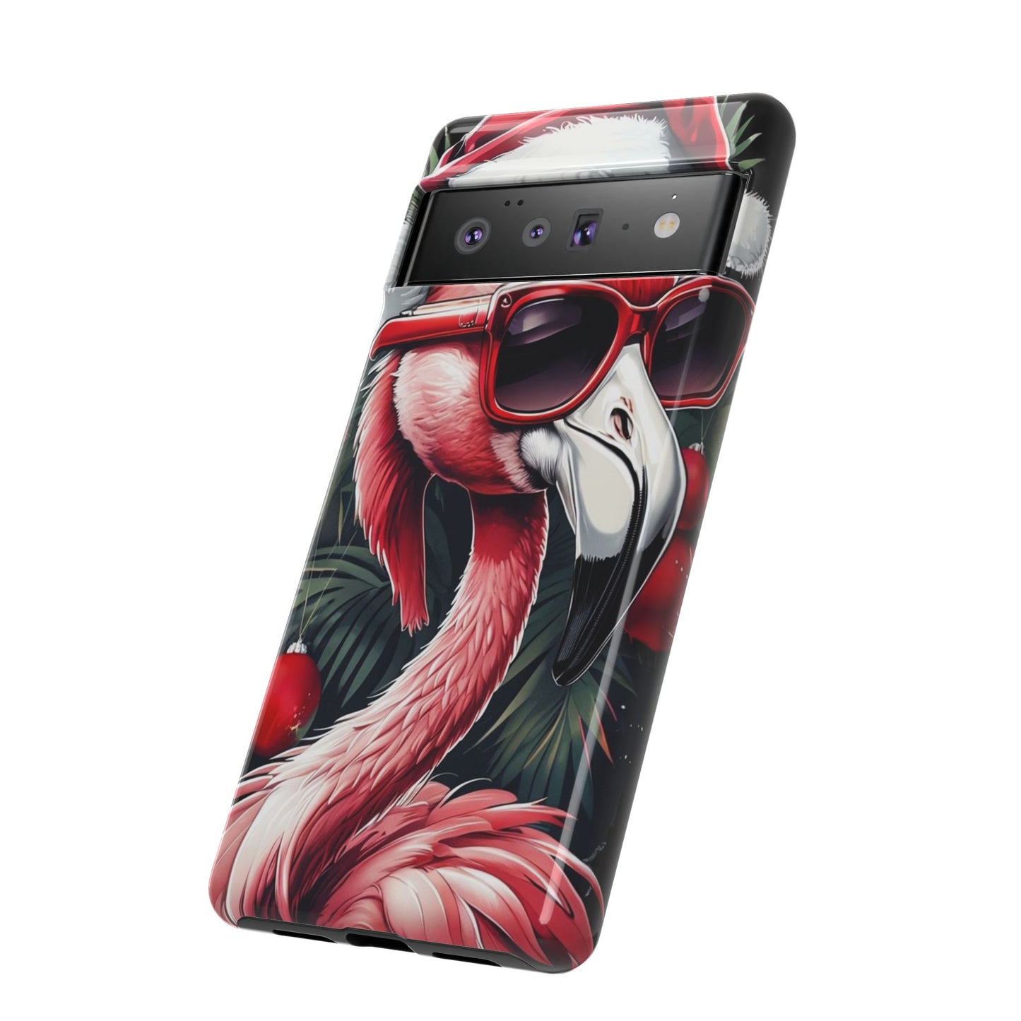 Festive Flamingo Holiday Phone Case