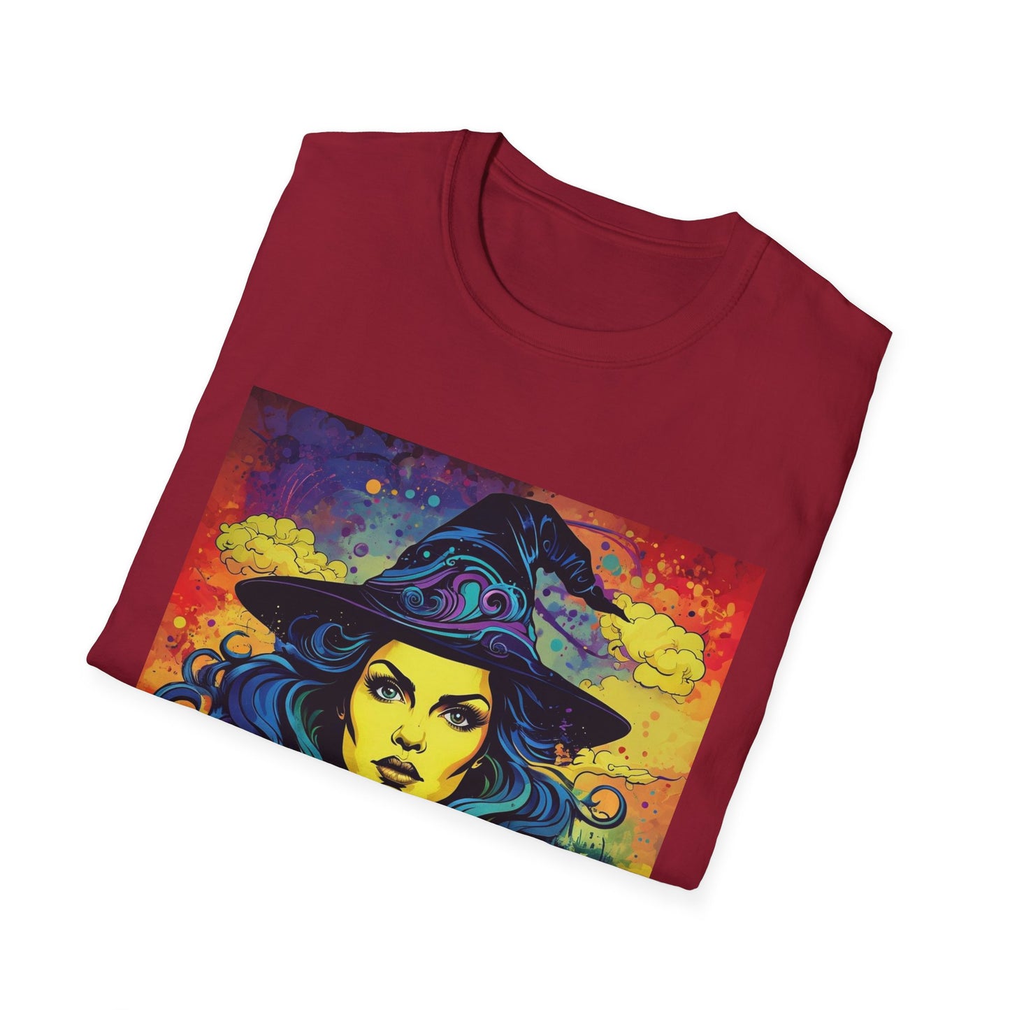 Psychedelic Witch Unisex Softstyle T-Shirt