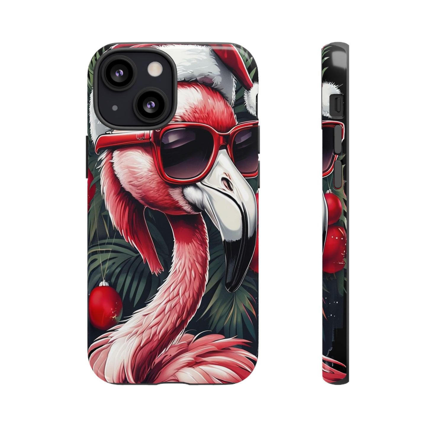 Festive Flamingo Holiday Phone Case