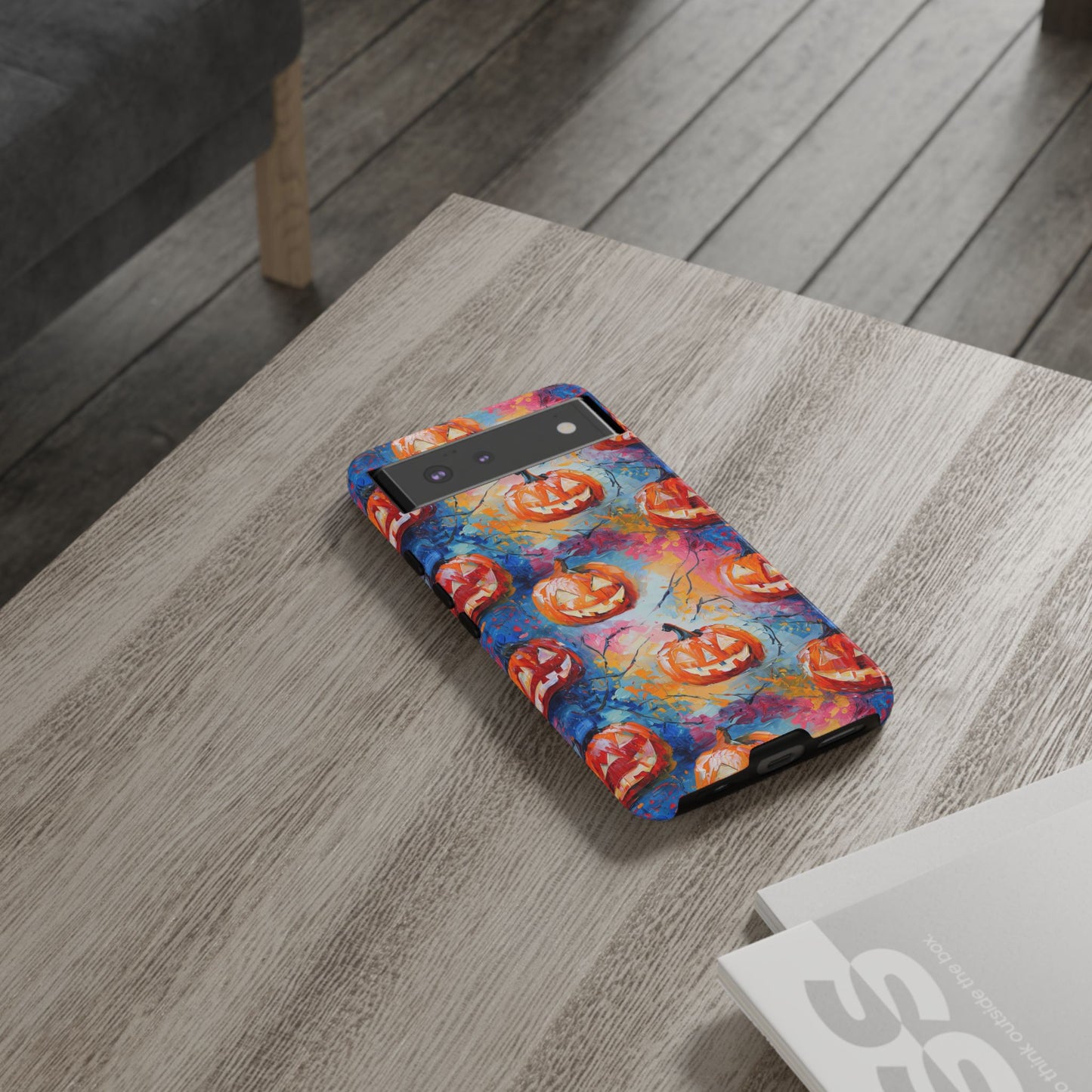 Abstract Jack-O-Lantern Phone Case