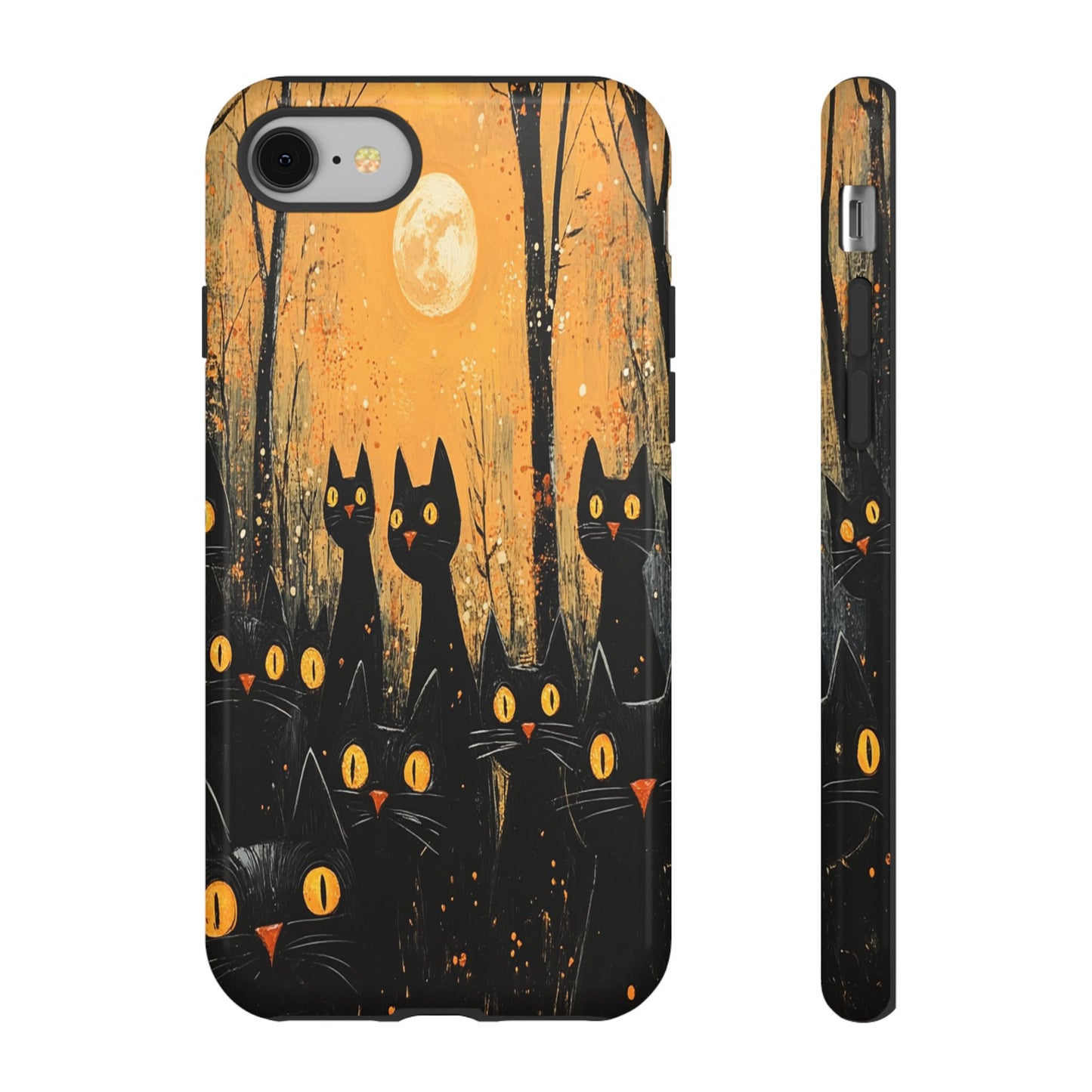 Midnight Whiskers Phone Case