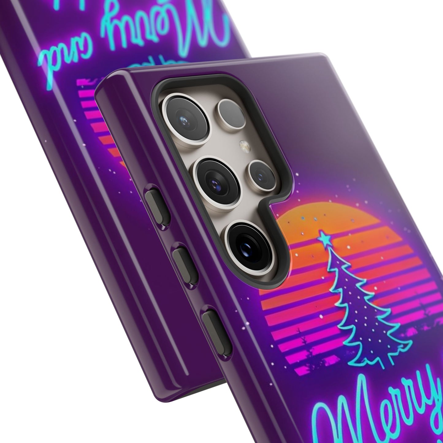 Merry and Bright Neon Phone Case