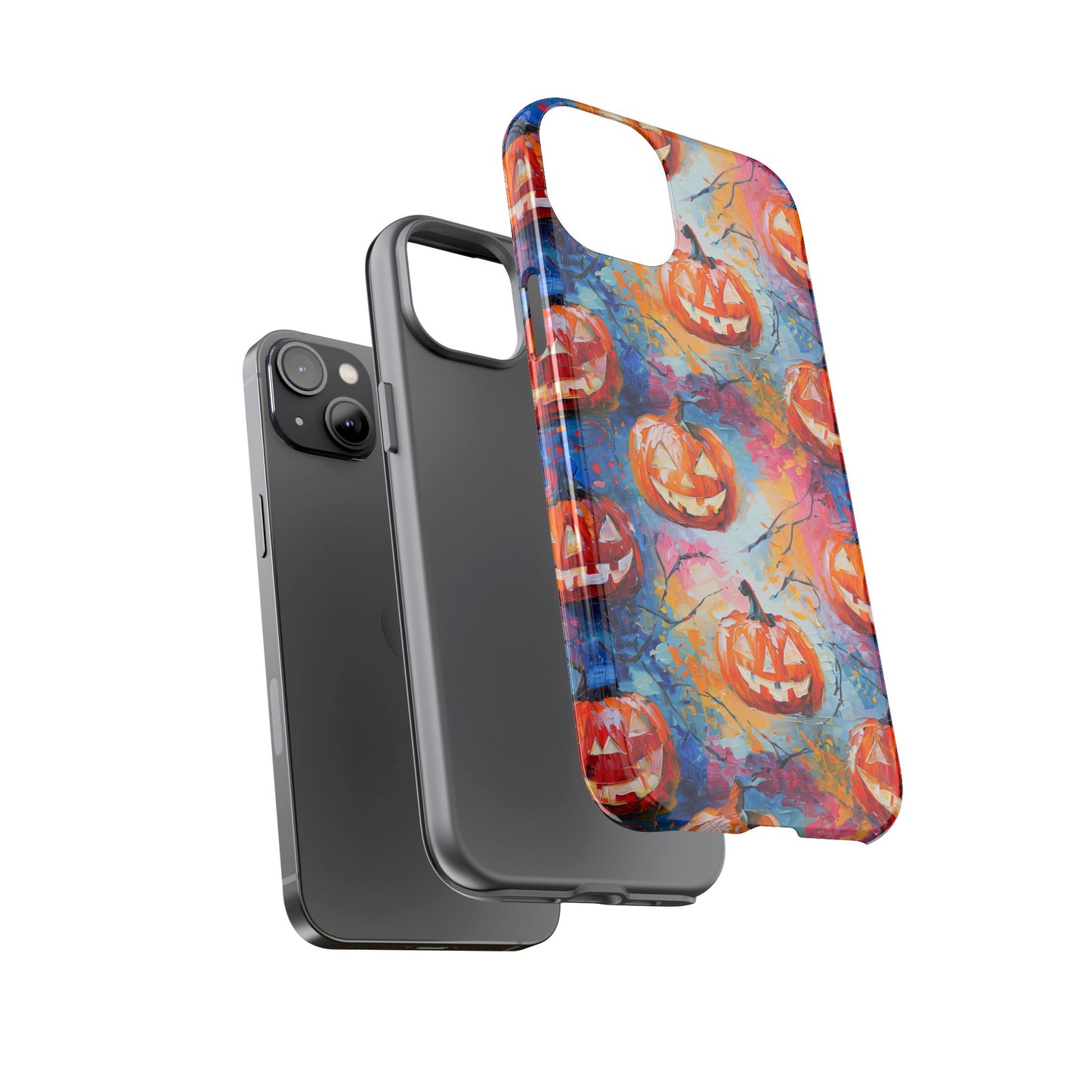 Abstract Jack-O-Lantern Phone Case