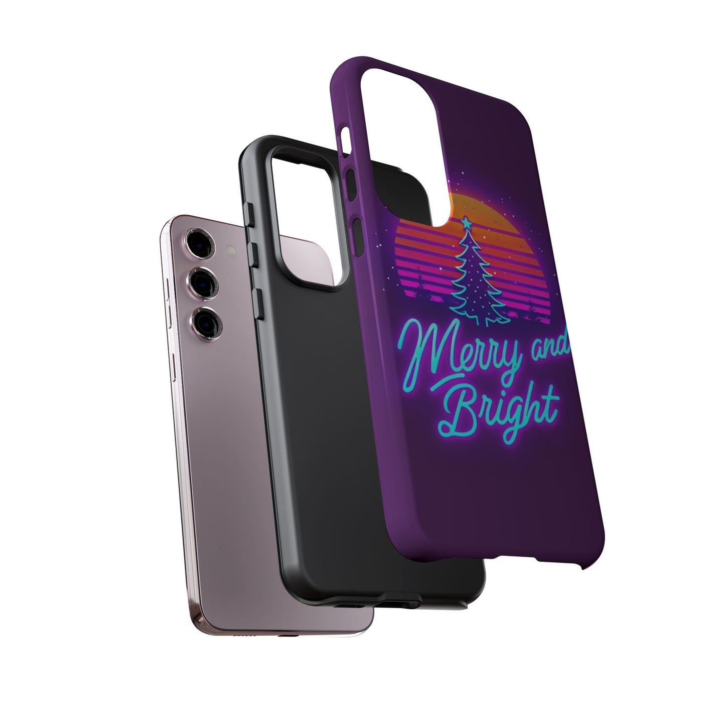 Merry and Bright Neon Phone Case