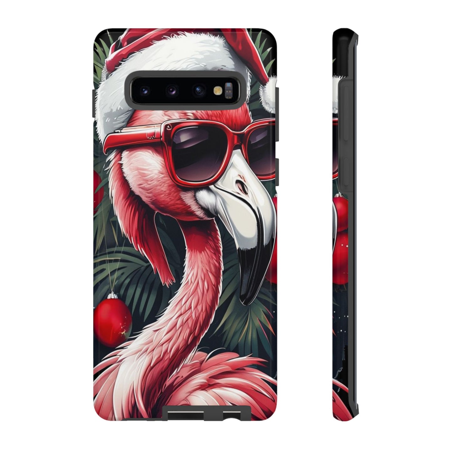 Festive Flamingo Holiday Phone Case