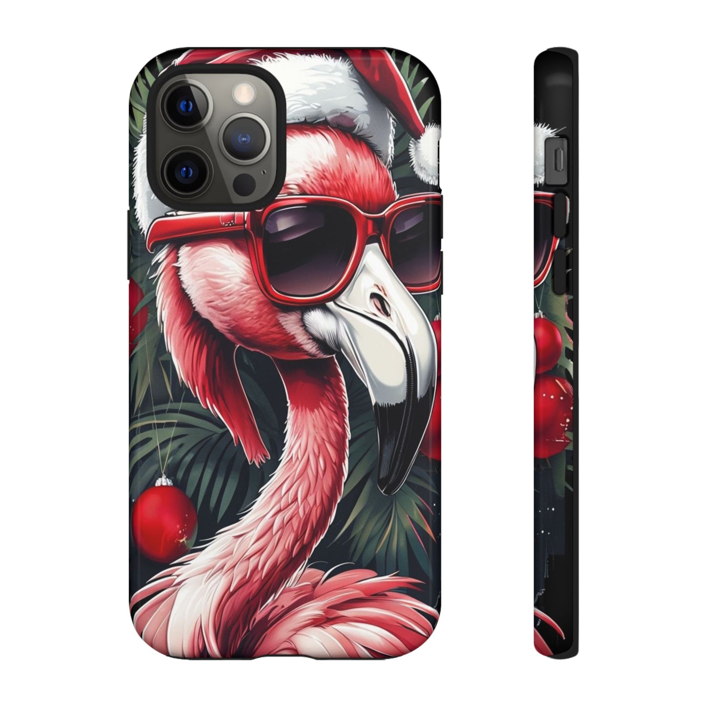 Festive Flamingo Holiday Phone Case