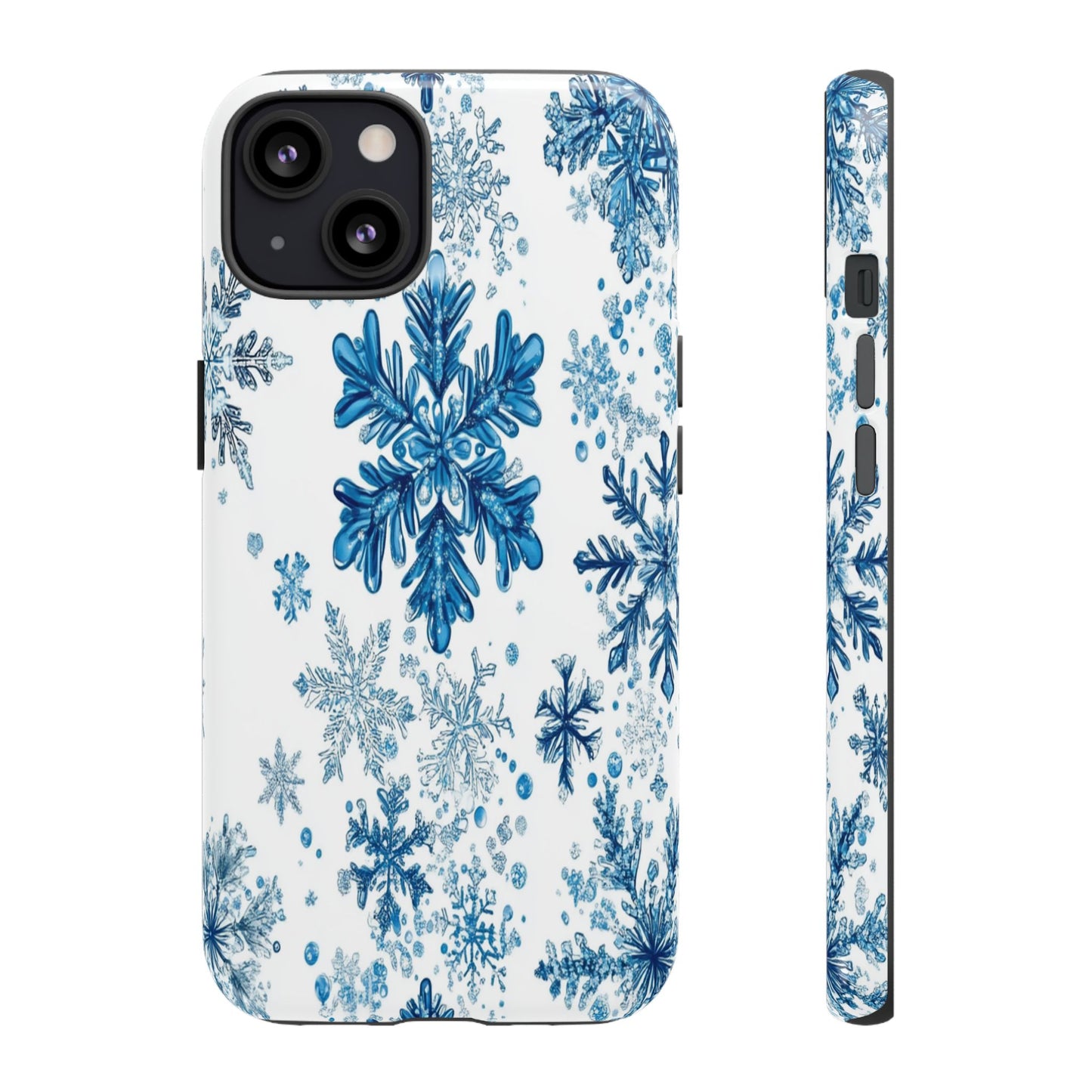 Blue Snowflake Phone Case