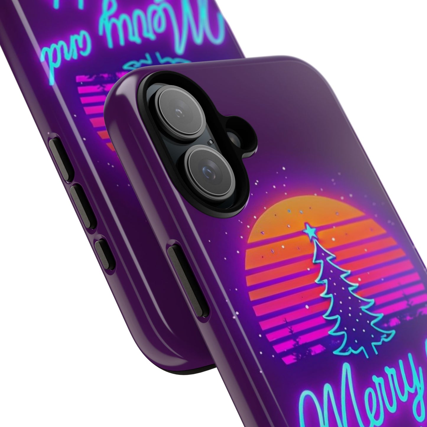 Merry and Bright Neon Phone Case