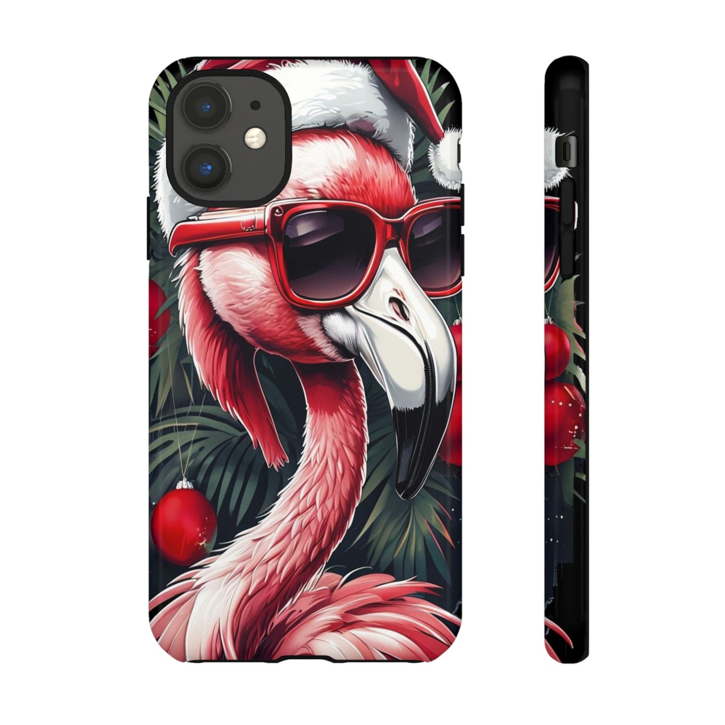 Festive Flamingo Holiday Phone Case