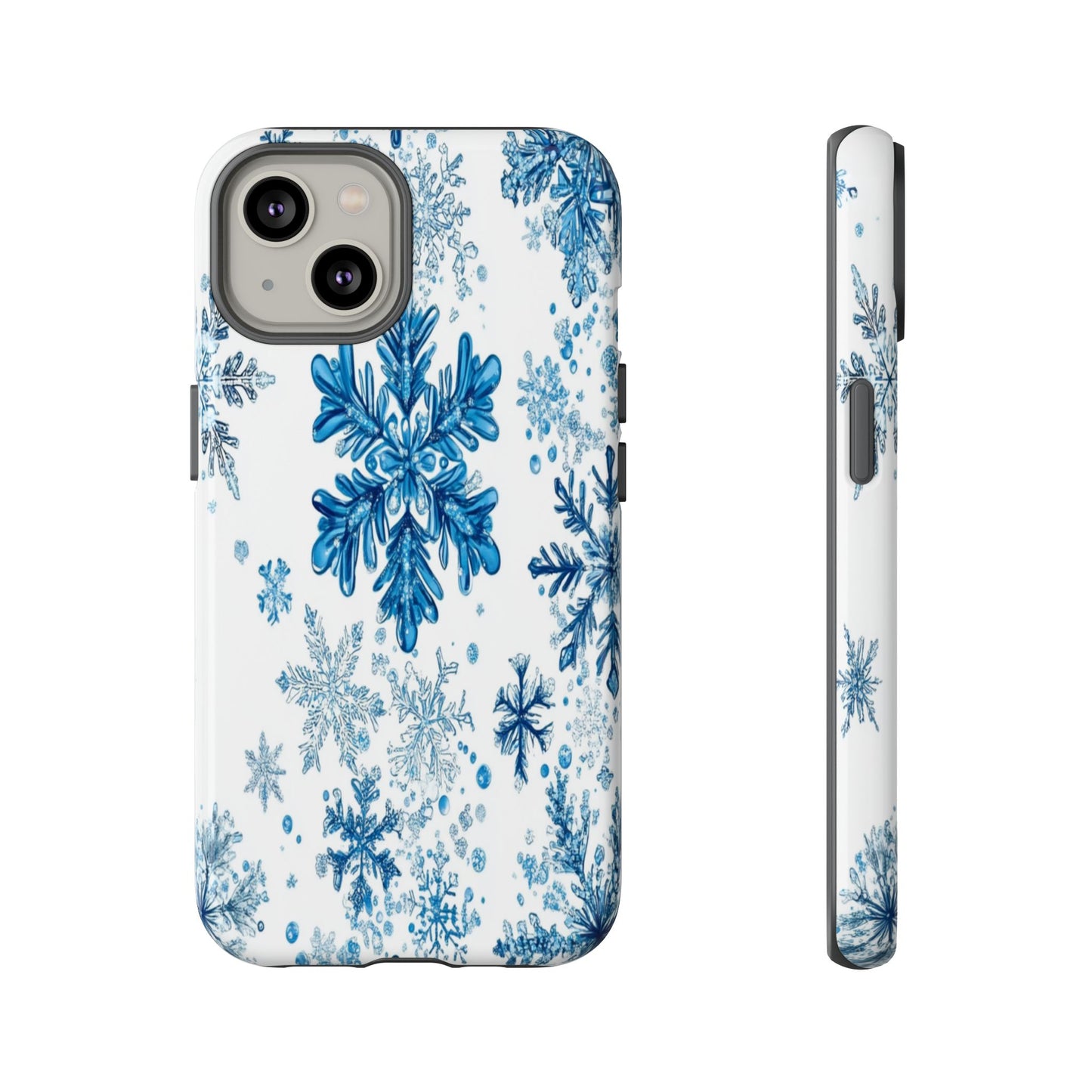 Blue Snowflake Phone Case