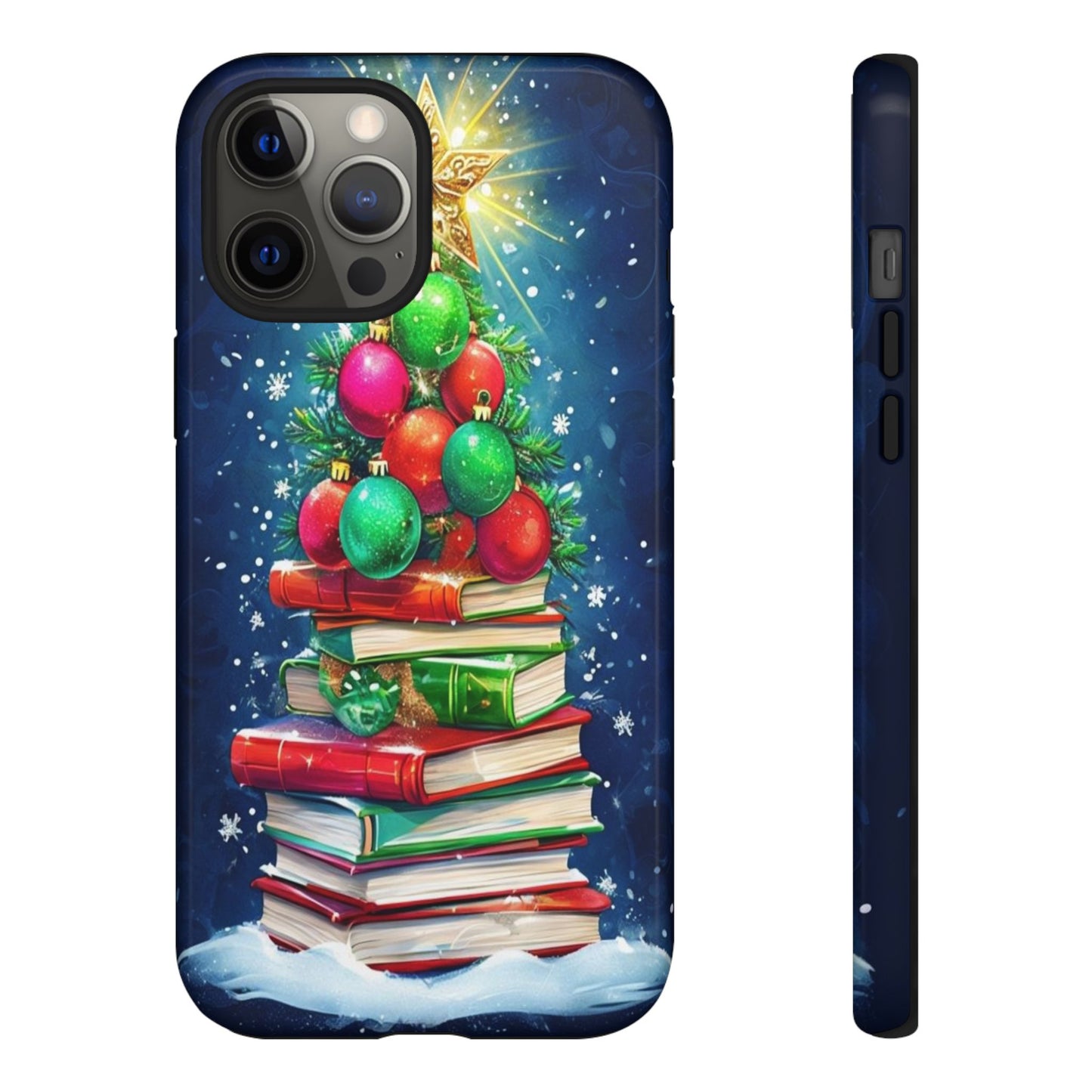 Cute Christmas Books Phone Case