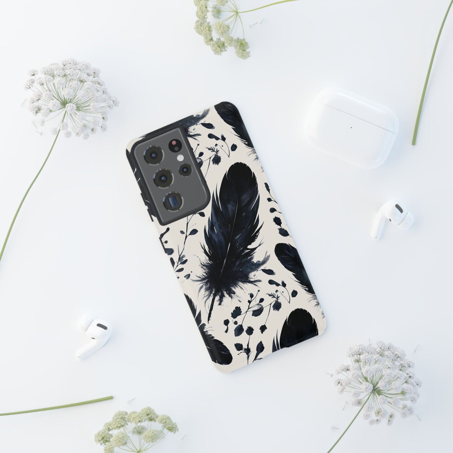 Raven Feather Phone Case