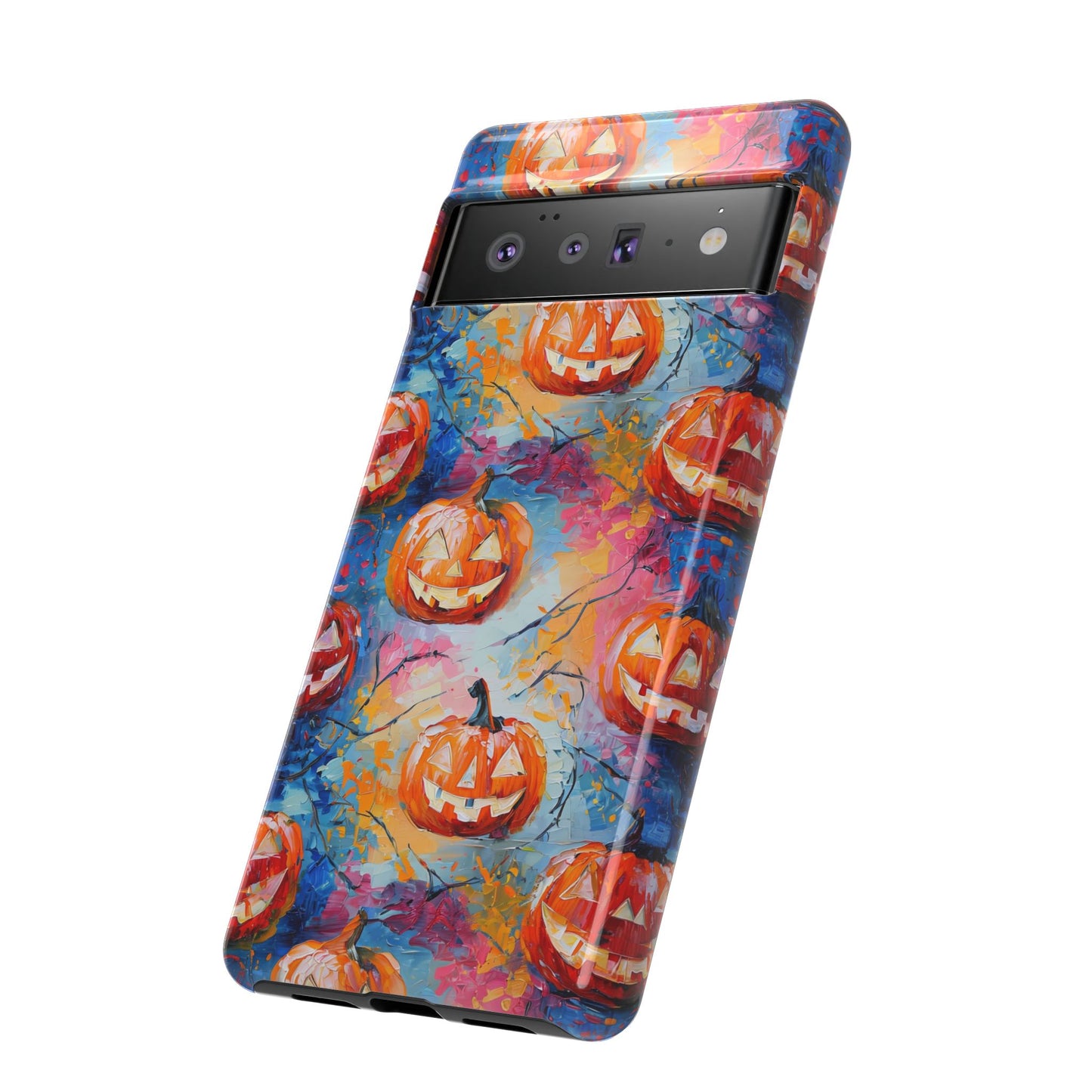 Abstract Jack-O-Lantern Phone Case