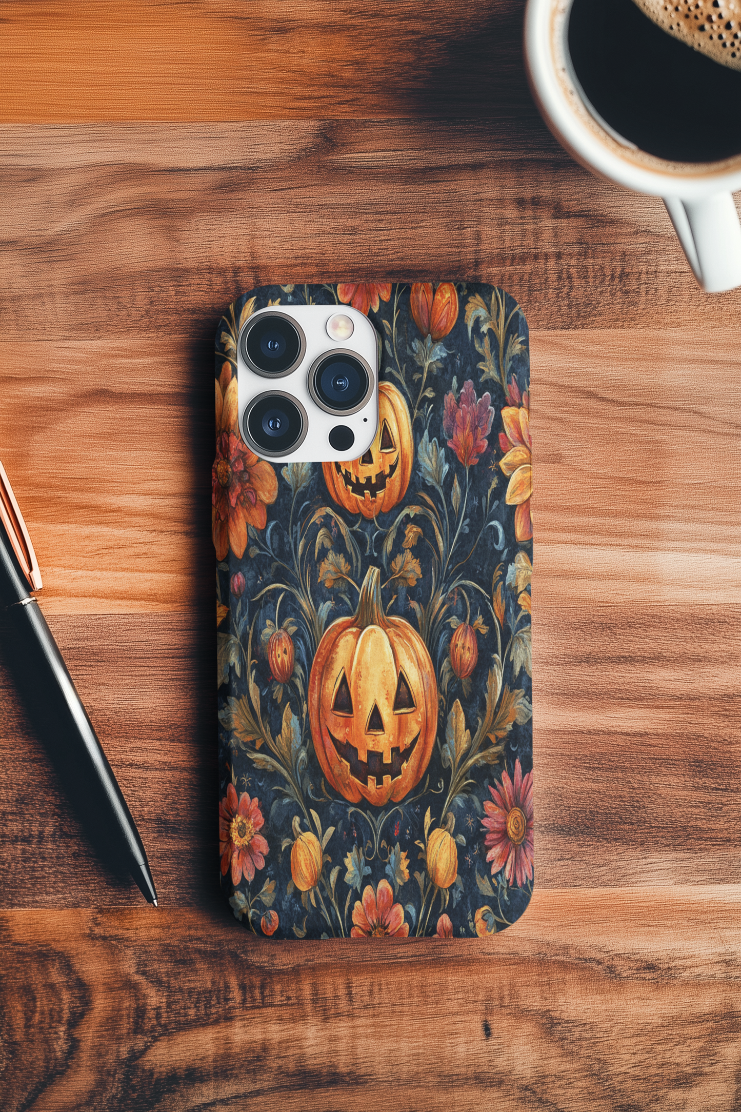 Vintage Pumpkins Phone Case