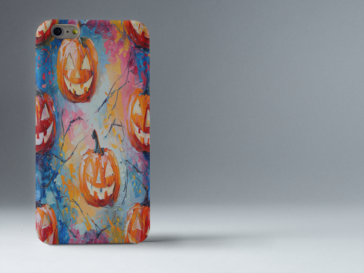 Abstract Jack-O-Lantern Phone Case