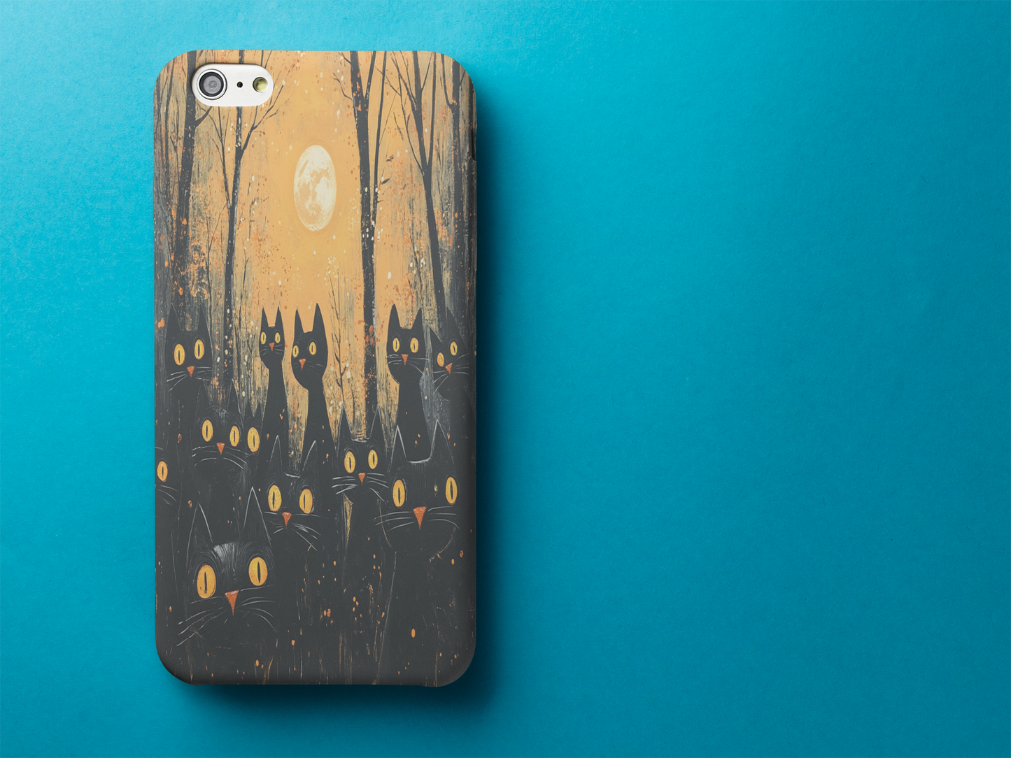 Midnight Whiskers Phone Case