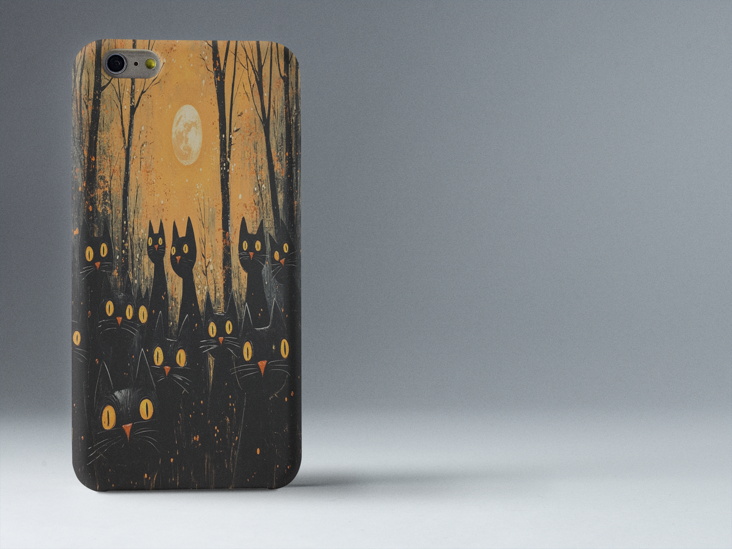 Midnight Whiskers Phone Case