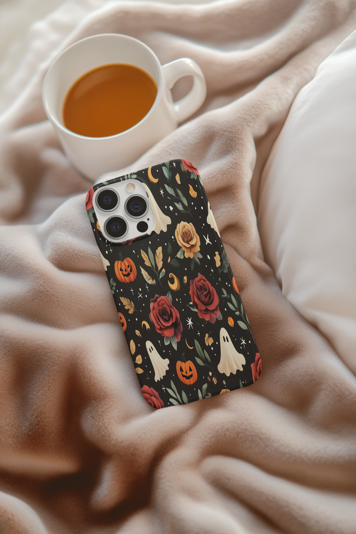 Roses and Ghosts Phone Case