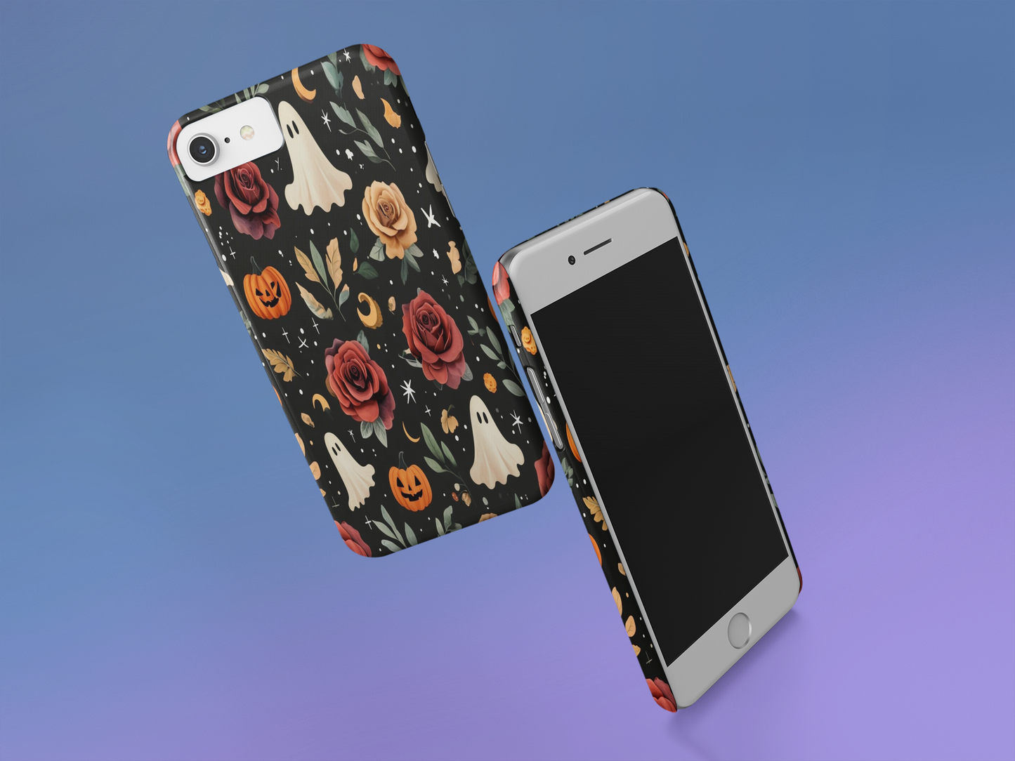 Roses and Ghosts Phone Case