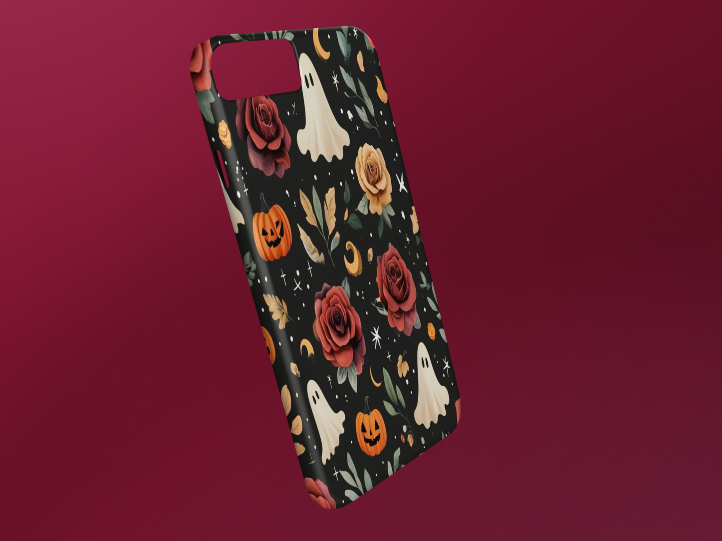 Roses and Ghosts Phone Case