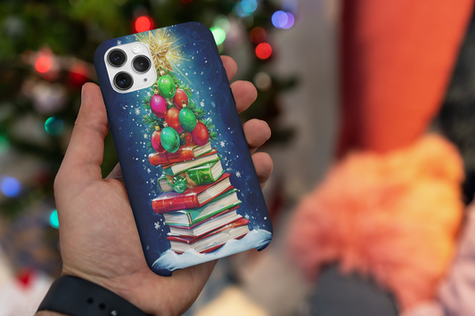 Cute Christmas Books Phone Case