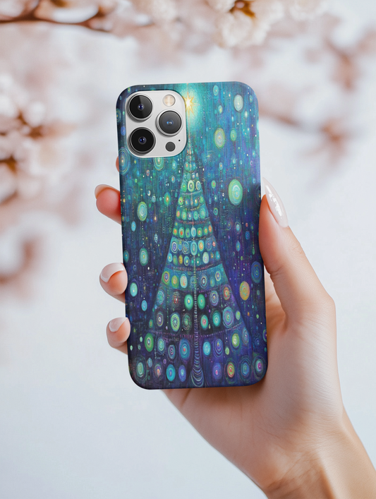 Phone Case - Beautiful Abstract Christmas Tree Design