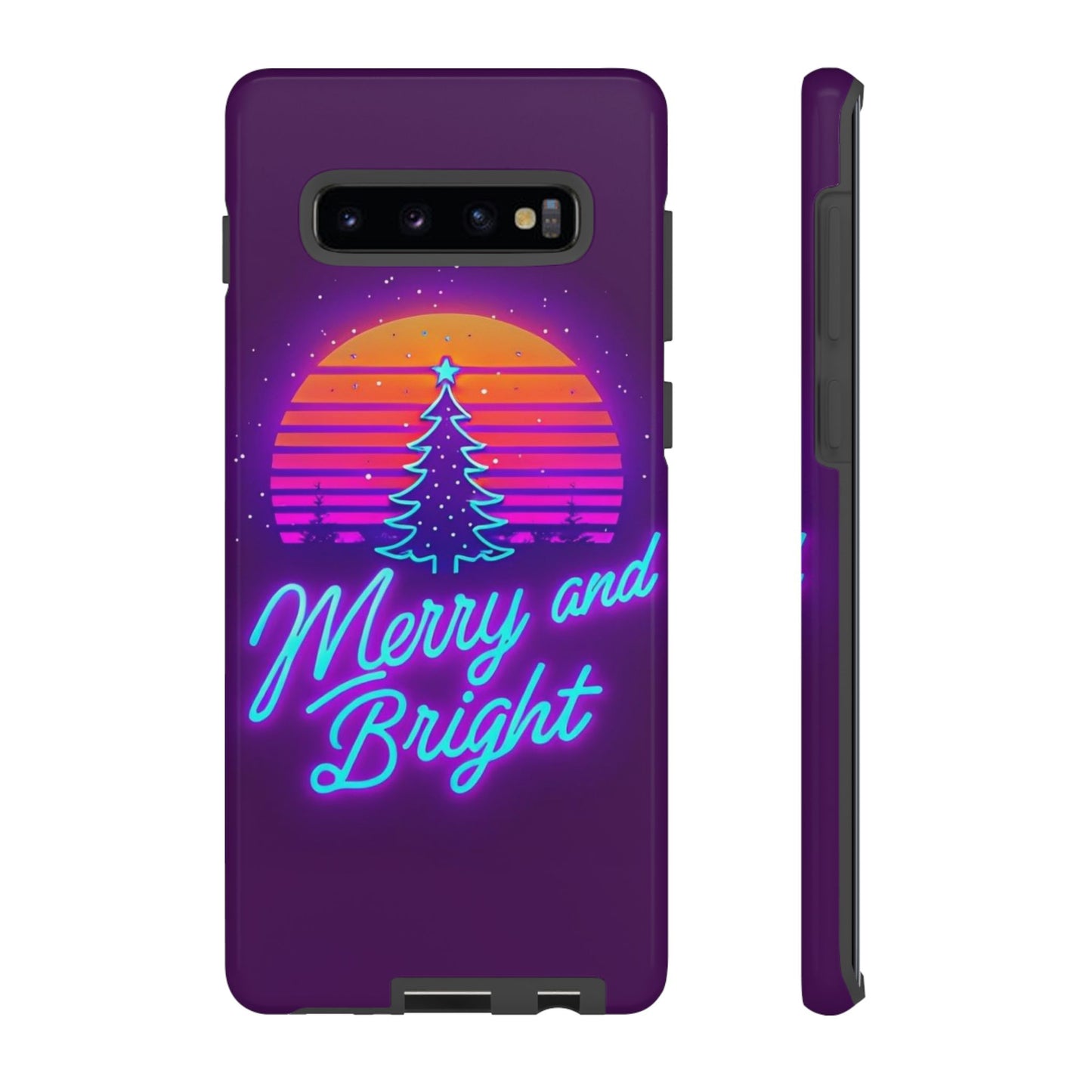 Merry and Bright Neon Phone Case